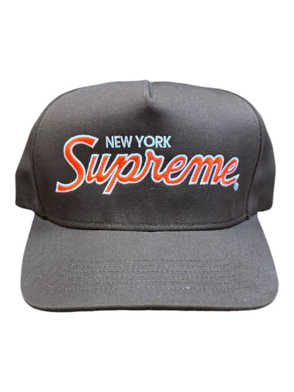 Supreme FW22 Classic Sports 5 Panel Brown Snapback