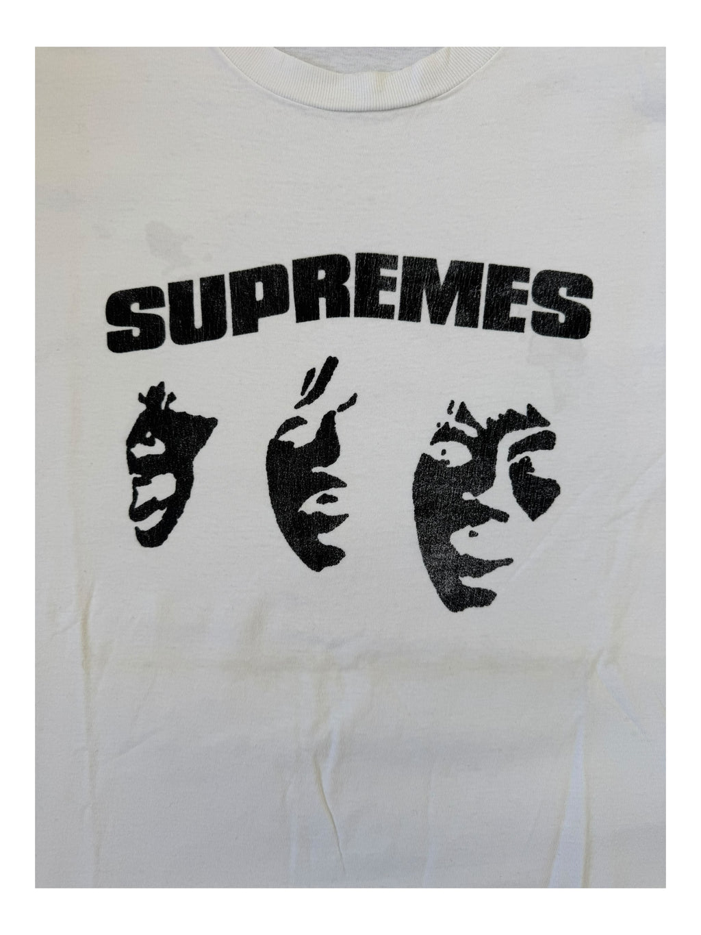 Supreme 2001 The Supremes White T-Shirt Size Large