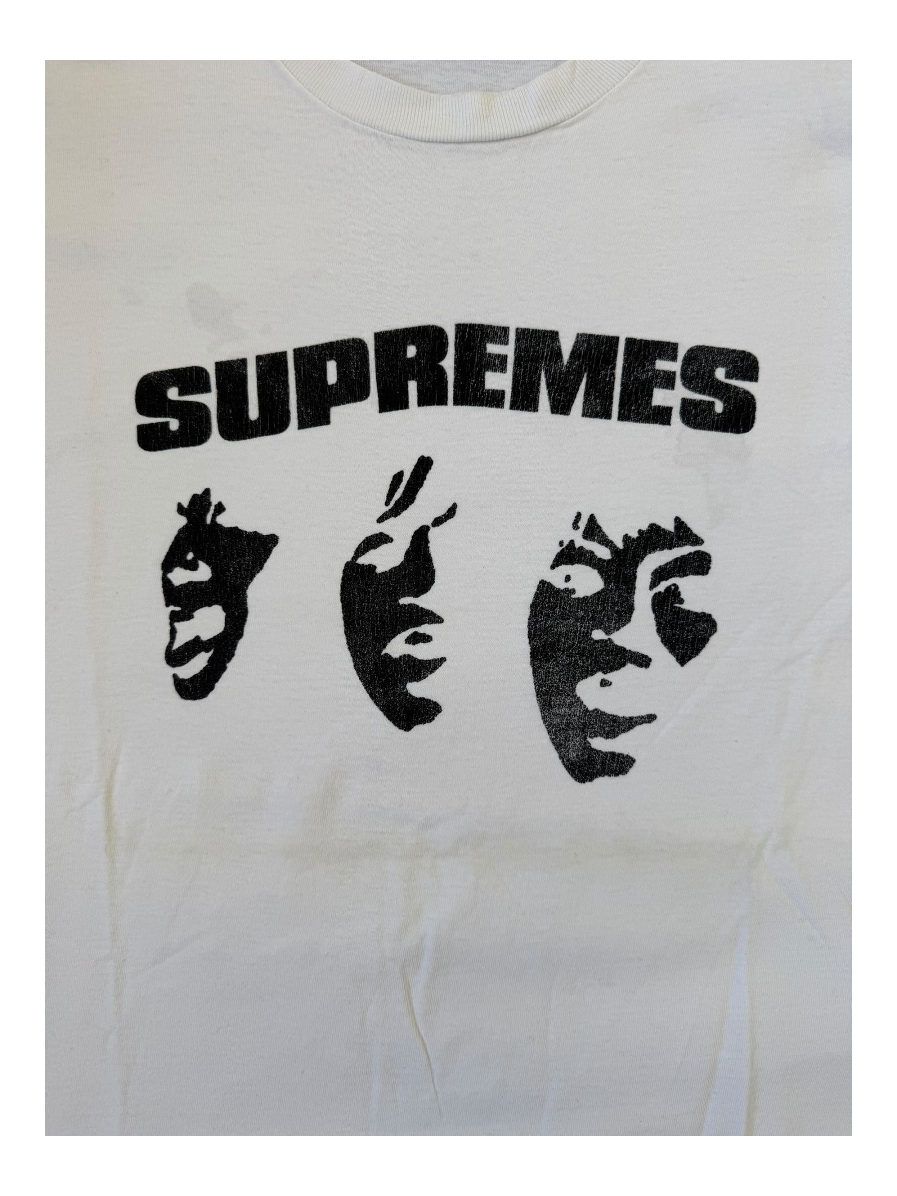 Supreme 2001 The Supremes White T-Shirt Size Large