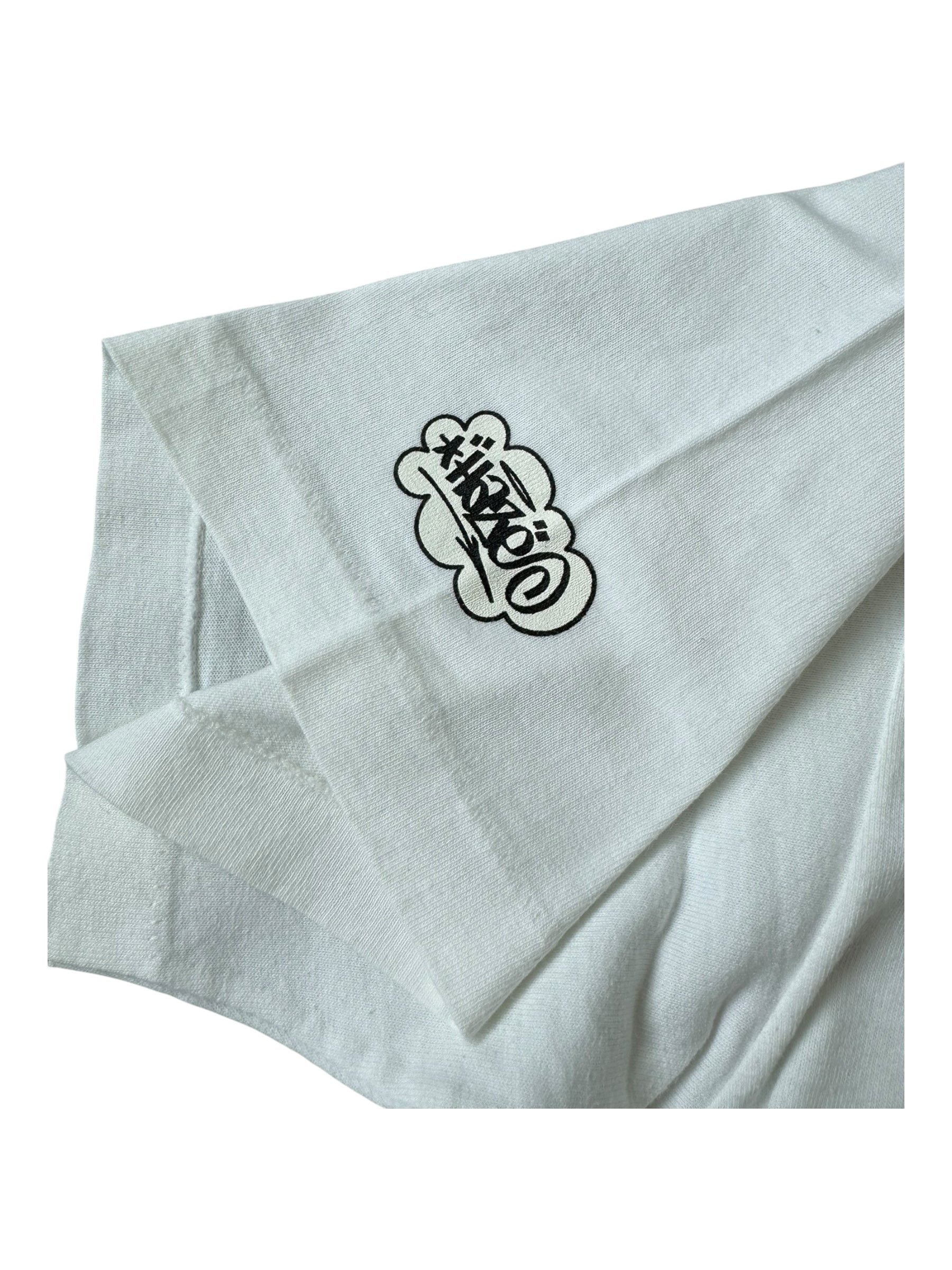 Stussy 90s Stussy x Haze Tag White T-Shirt Size Large