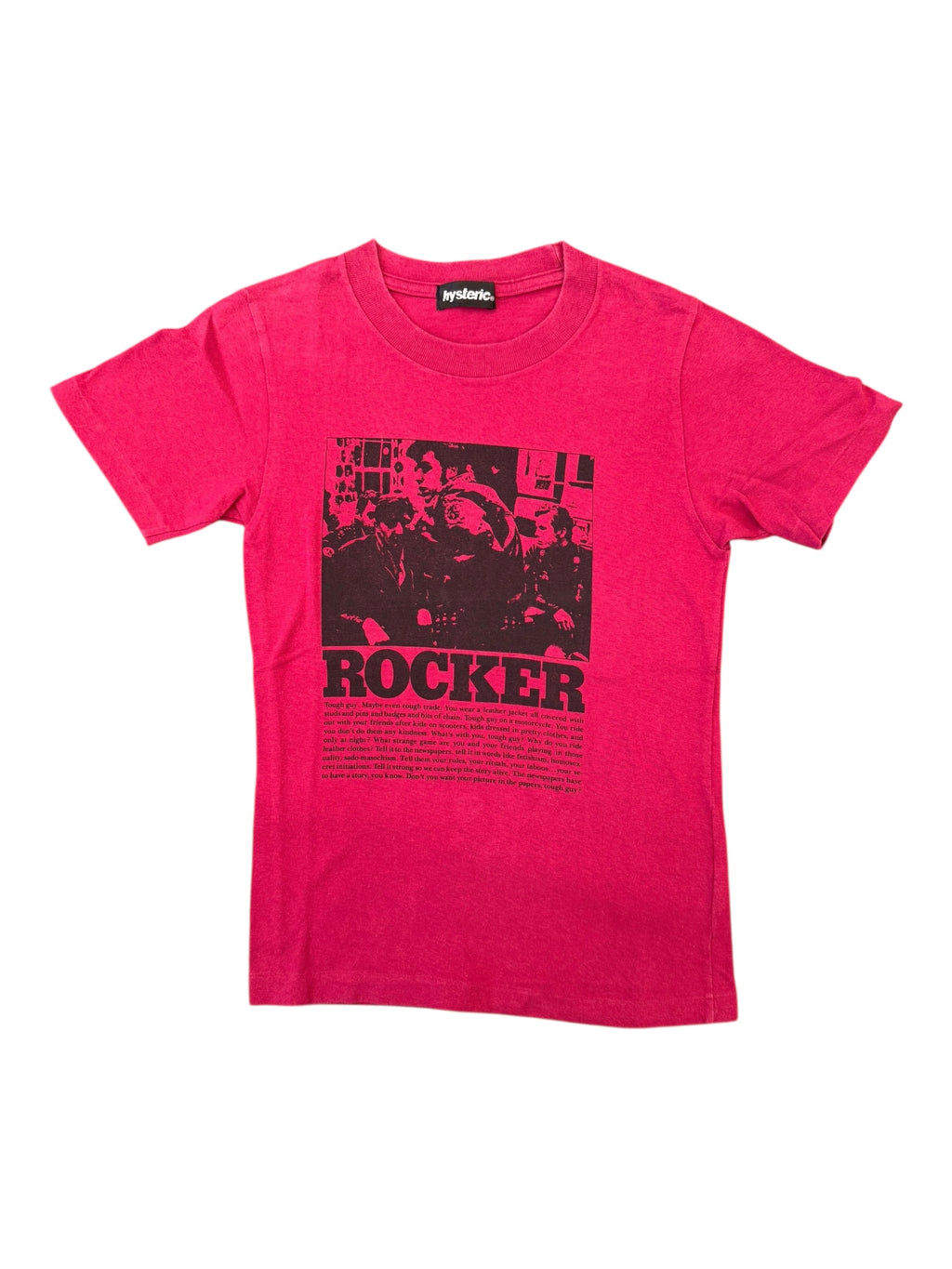 Hysteric Glamour 90s Red Rocker T-shirt Size Small