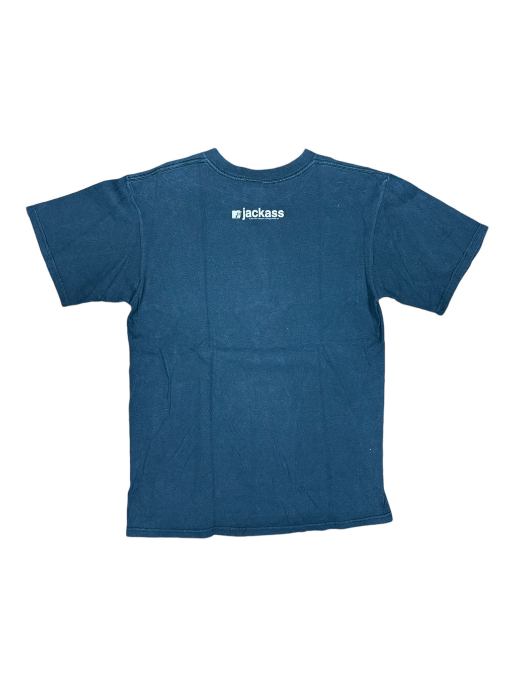 Jackass 00s Black 2001 Bam Margera Joust T-Shirt Anvil Size Medium