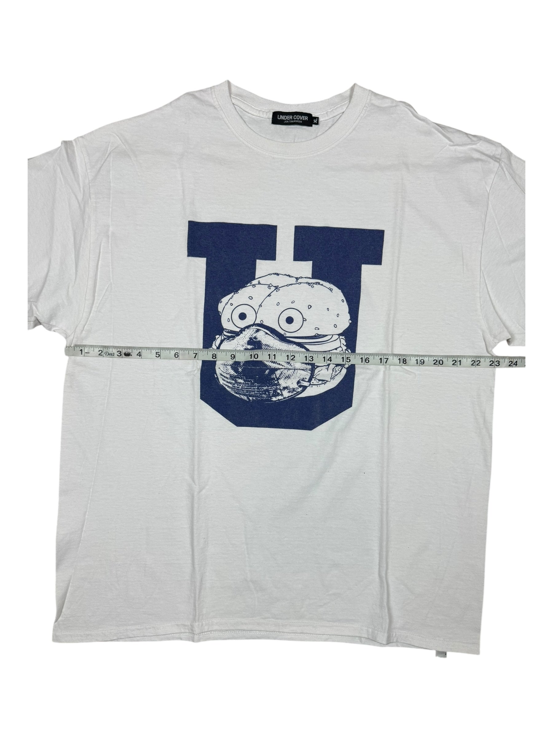 Undercover 2020 Burger Mask Covid Pandemic Shirt Size XL