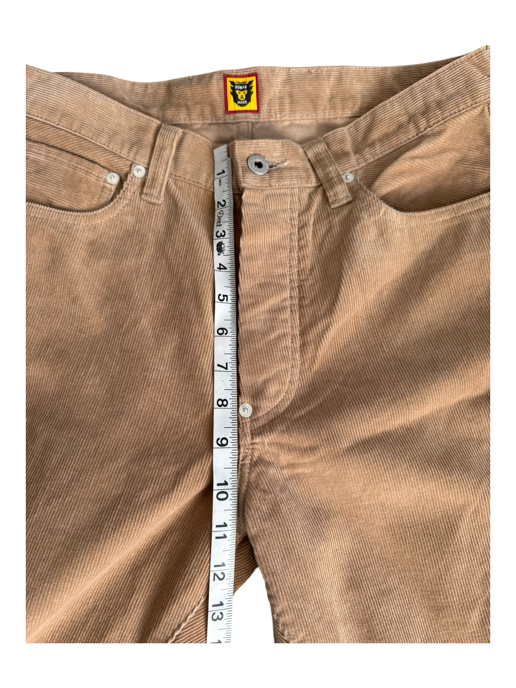 Human Made Tan Corduroy Pants Size Large (32/34)