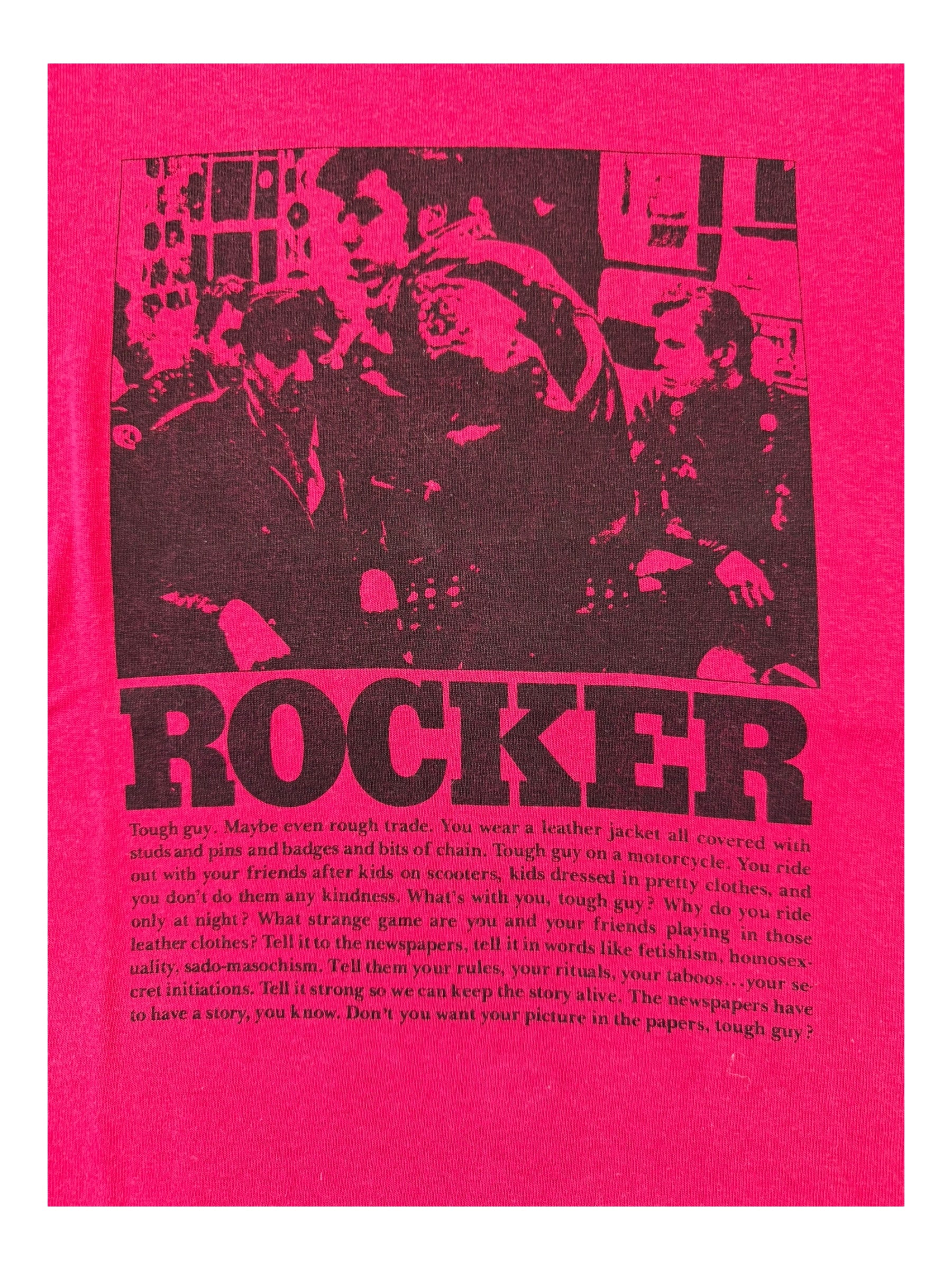 Hysteric Glamour 90s Red Rocker T-shirt Size Small