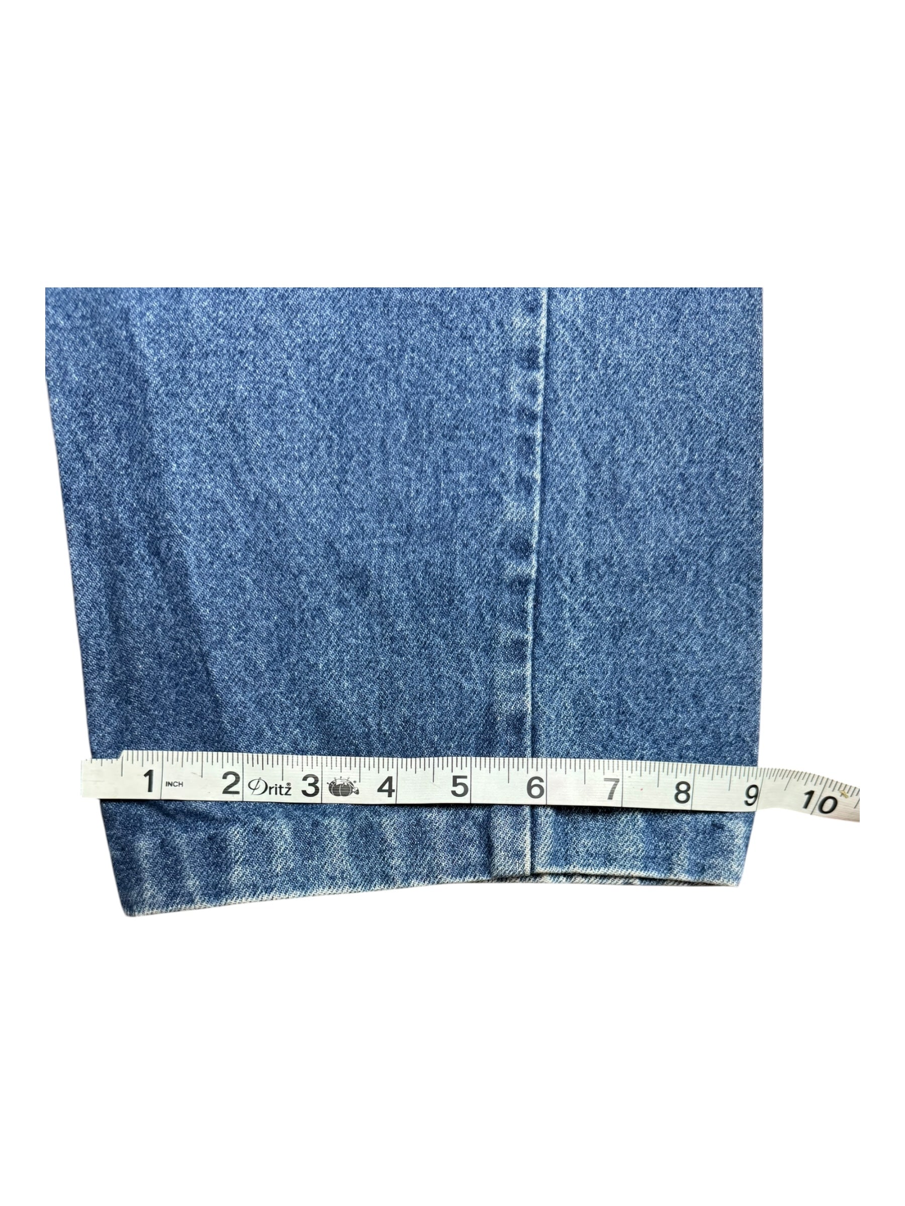 Levi's 505 Denim Blue Jeans Orange Tab Reg Fit Straight Leg W36 L30