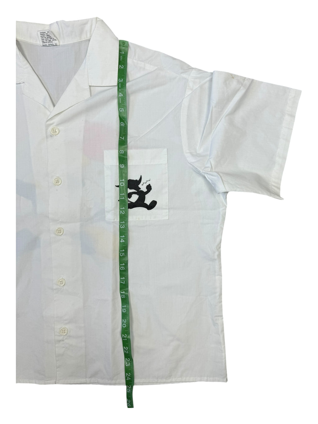 Stanley Desantis 80s Woody The Woodpecker White Button Up Size Large