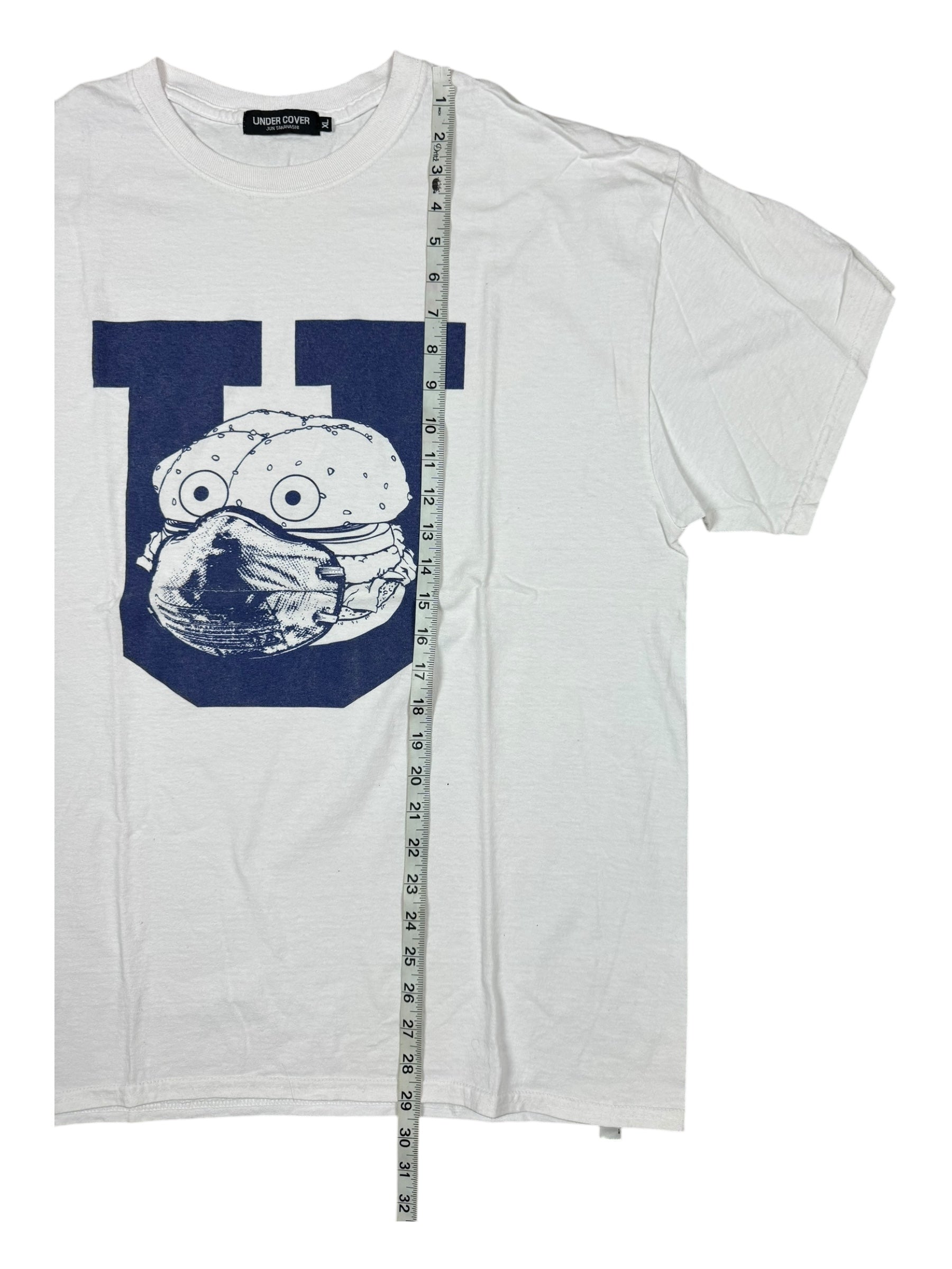 Undercover 2020 Burger Mask Covid Pandemic Shirt Size XL