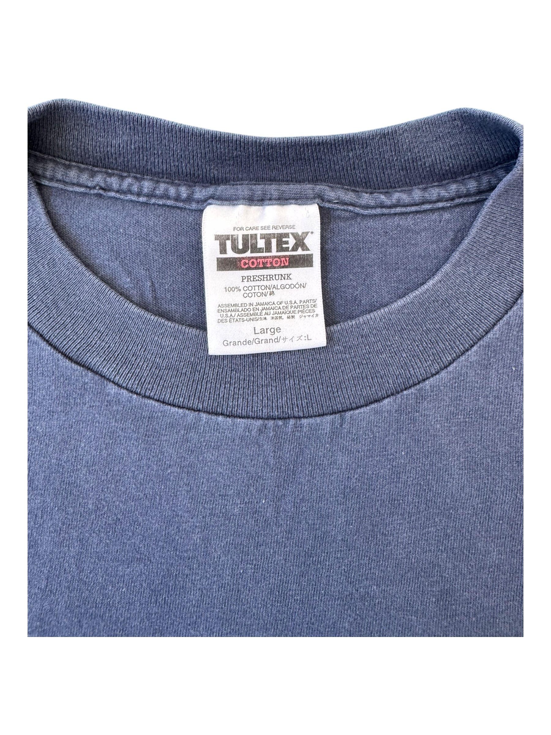 Toy Machine 90s Navy Ed Templeton T-Shirt Tultex Tag Size Large