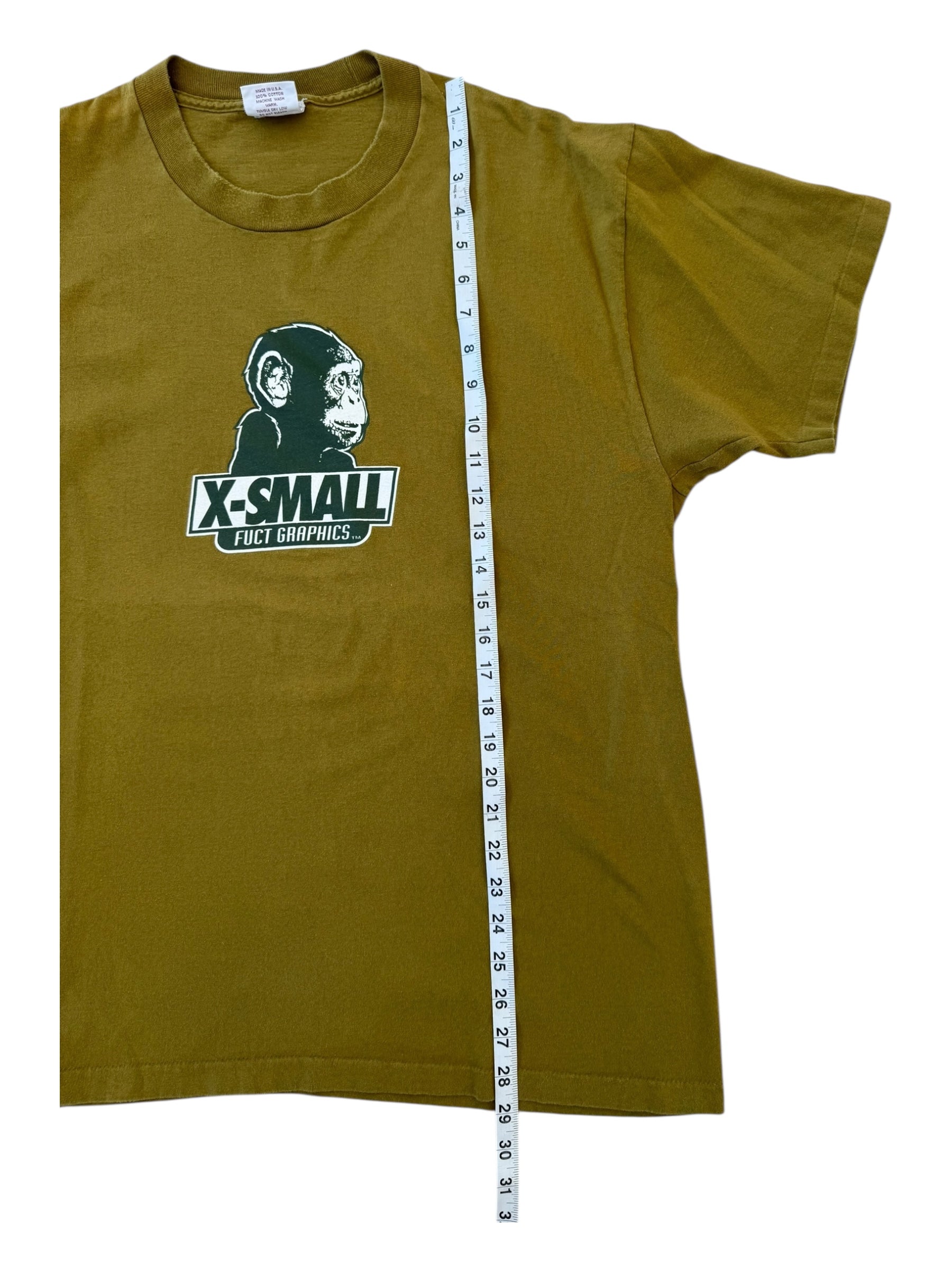 Fuct 90s Olive Fuct x X-Large "X-Small" Fuct Graphics Size XL