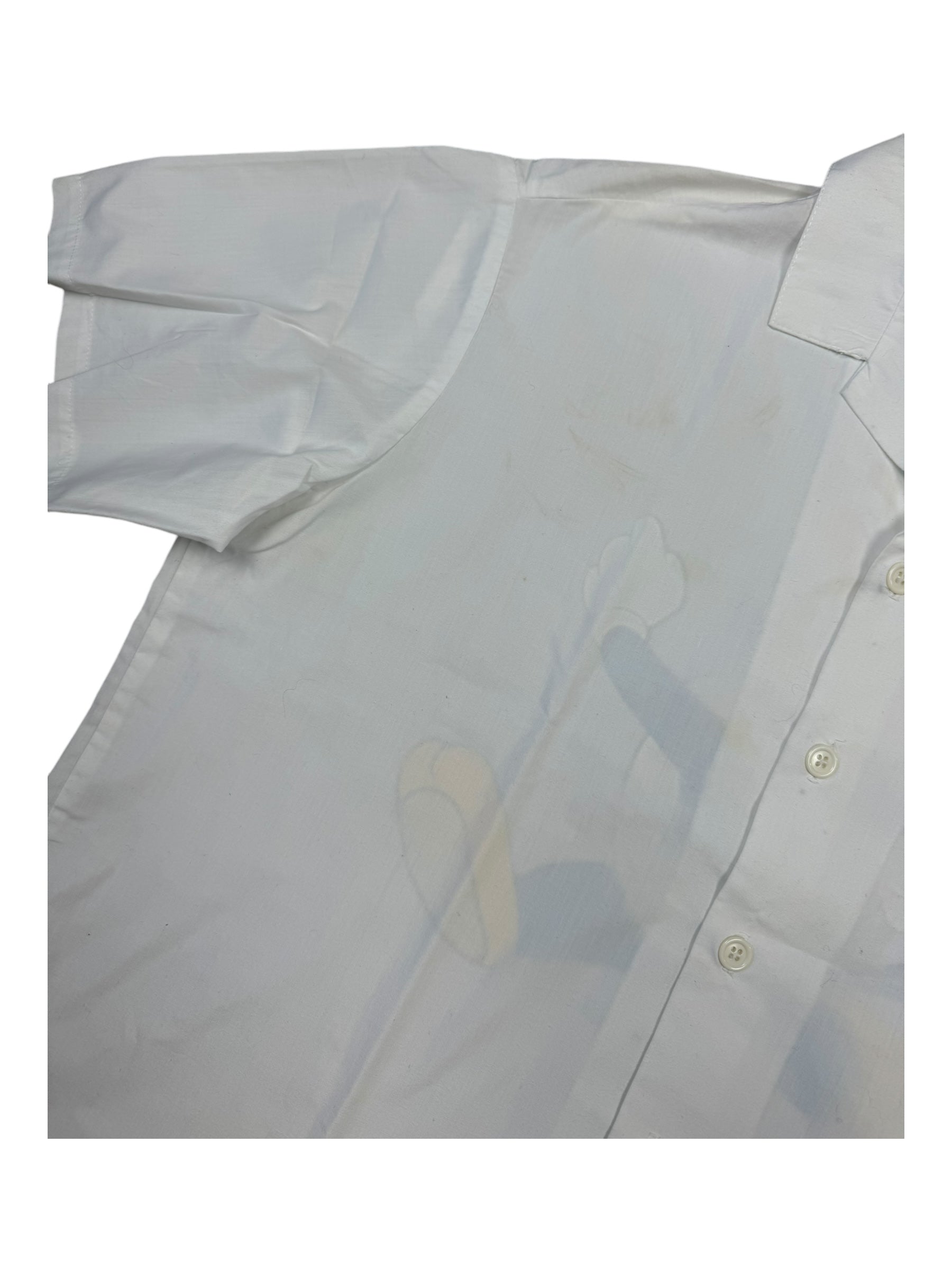 Stanley Desantis 80s Woody The Woodpecker White Button Up Size Large