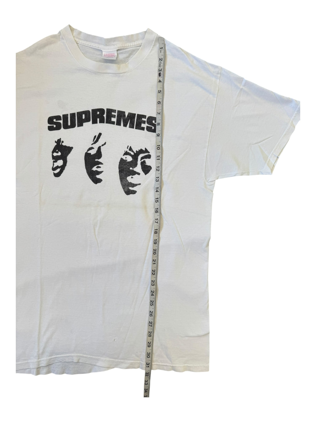 Supreme 2001 The Supremes White T-Shirt Size Large