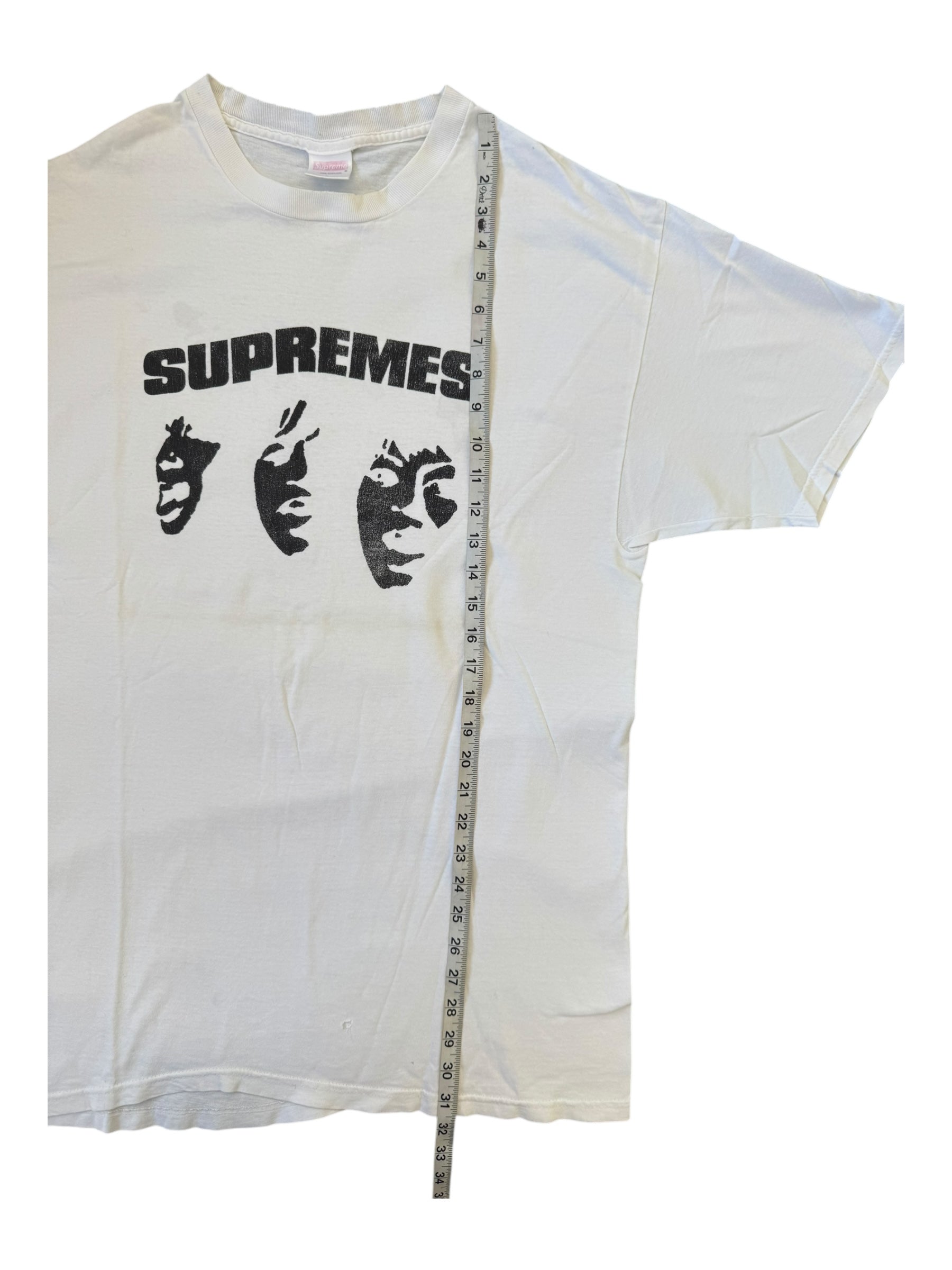 Supreme 2001 The Supremes White T-Shirt Size Large