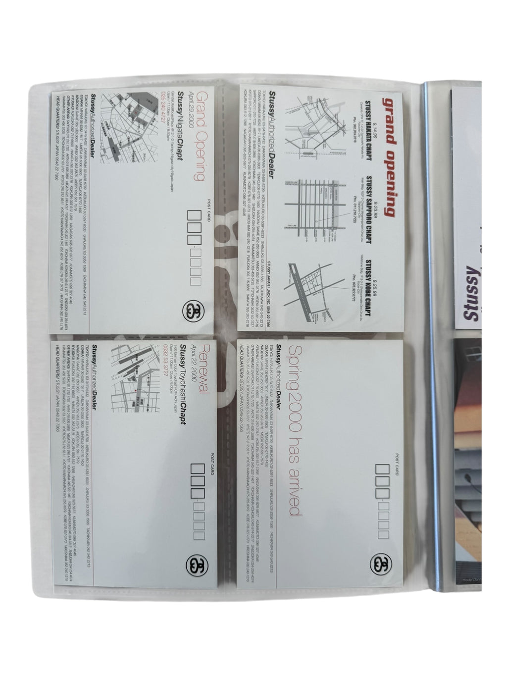 Stussy 90s-00s Postcard Collection & Binder (80+ Postcards)