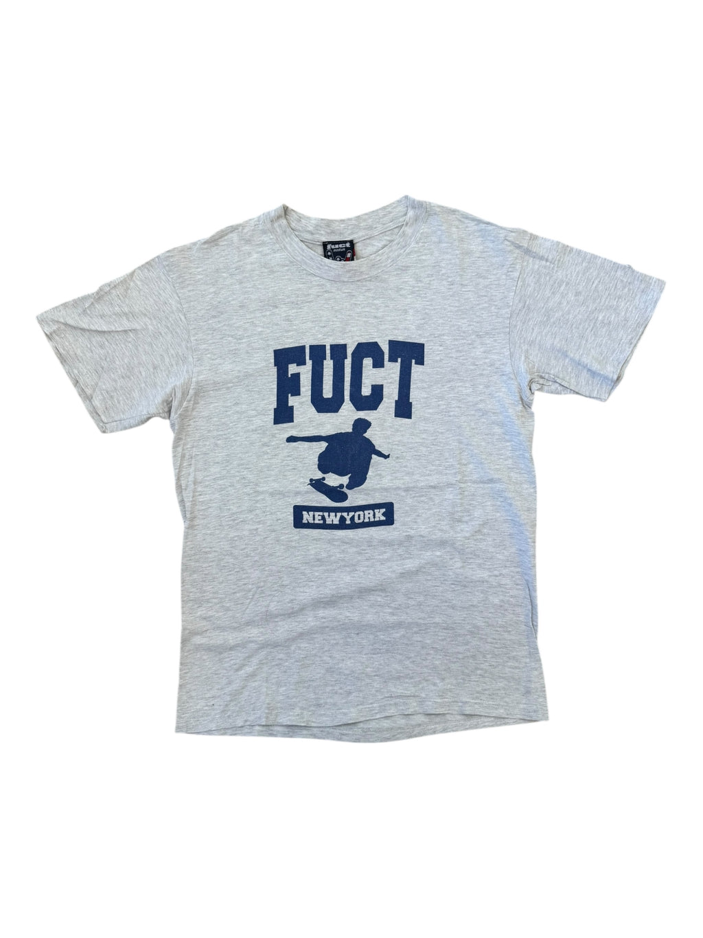 Fuct 90s Grey Kickflip Shirt Champion Size Medium