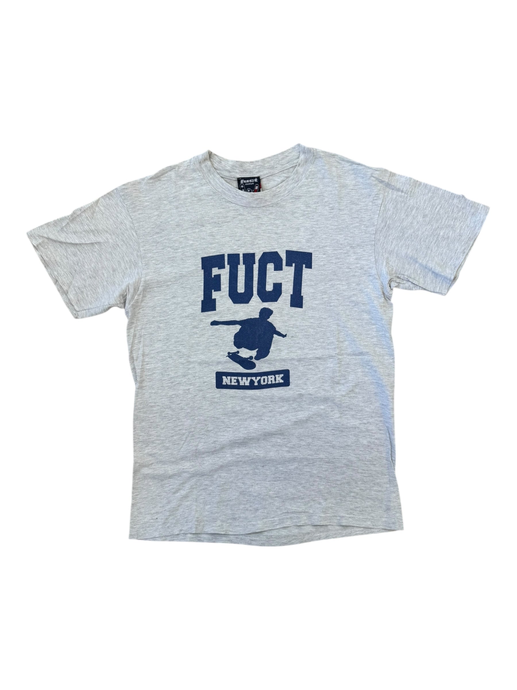 Fuct 90s Grey Kickflip Shirt Champion Size Medium