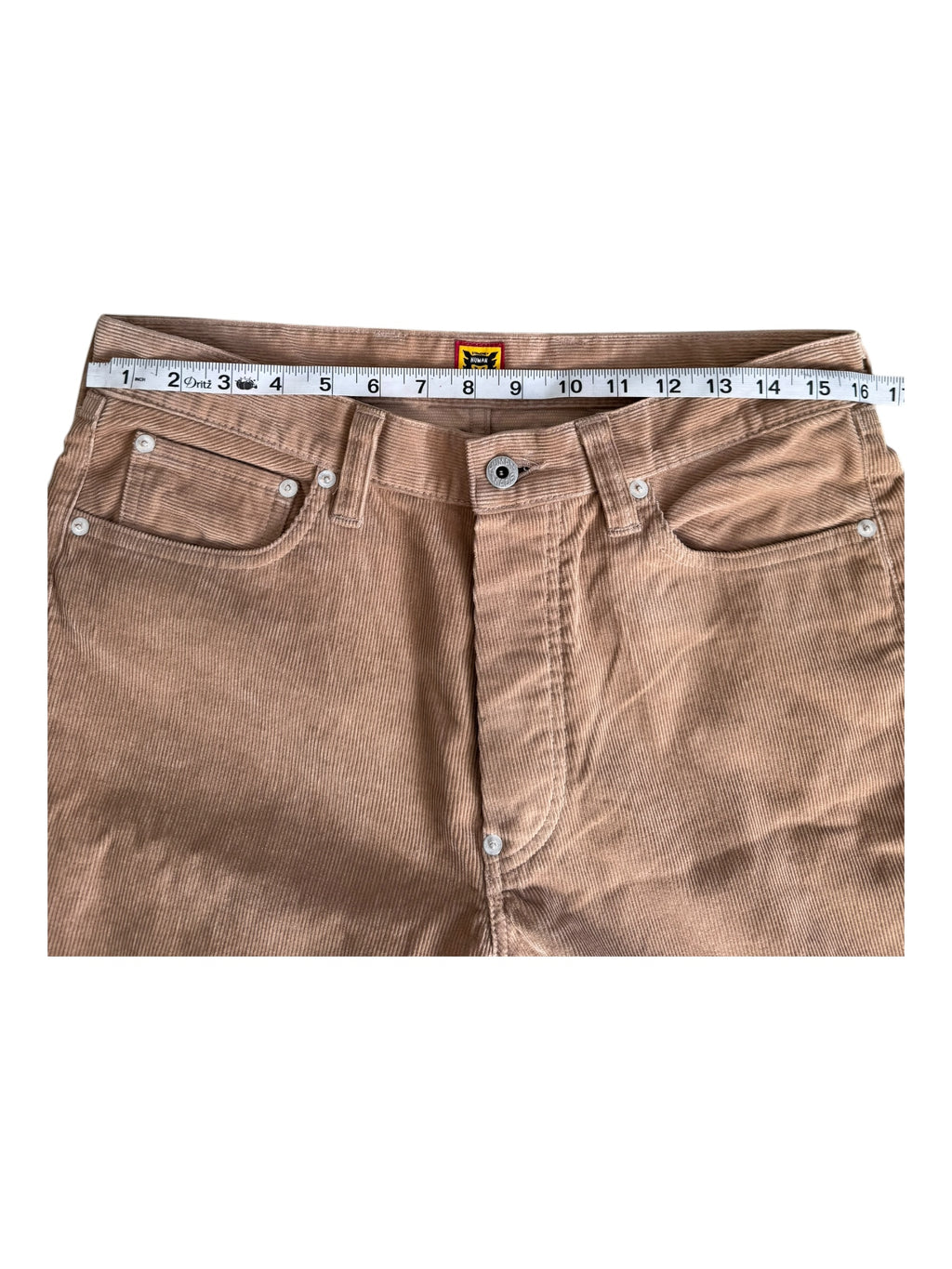 Human Made Tan Corduroy Pants Size Large (32/34)