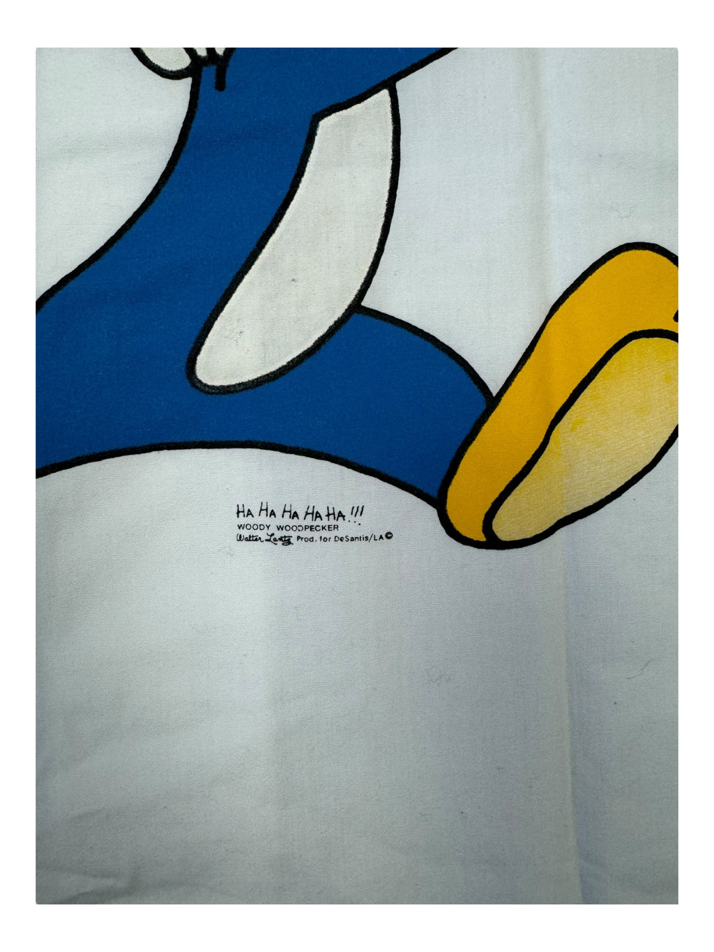 Stanley Desantis 80s Woody The Woodpecker White Button Up Size Large