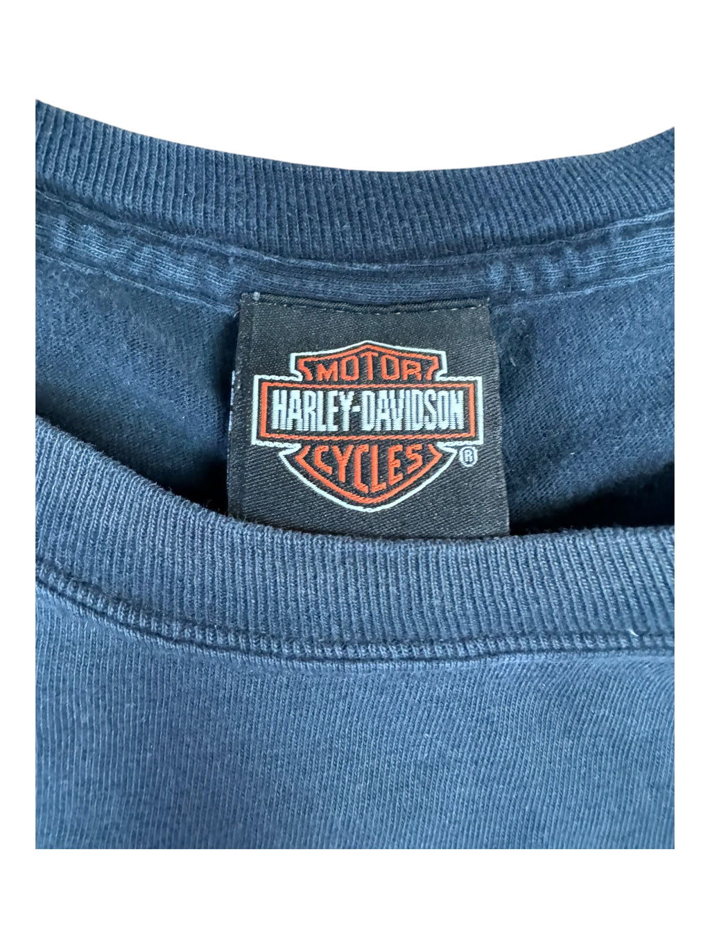 Harley Davidson 90s Black Eagle Claws American Flag Long Sleeve Size XL