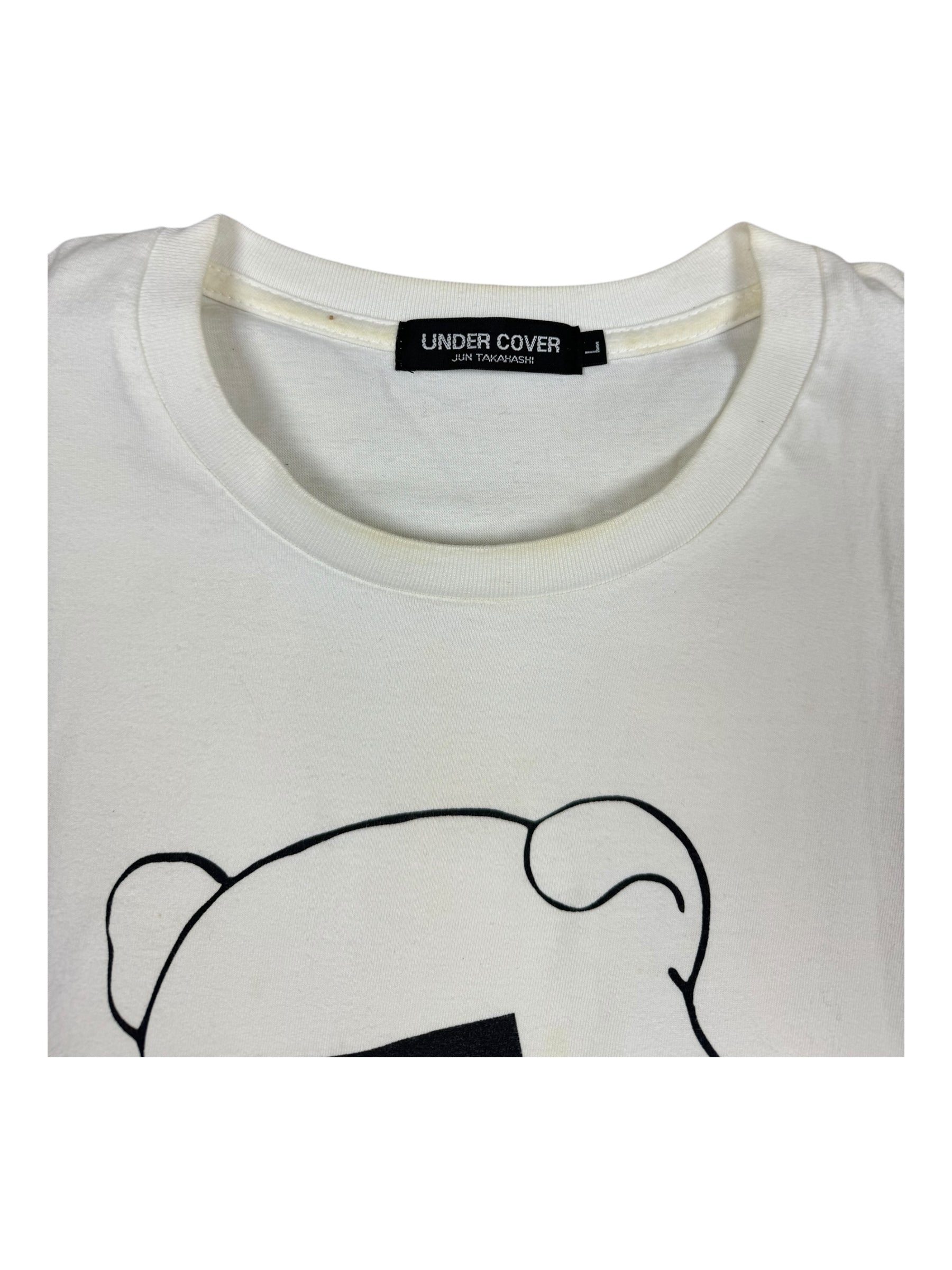 Undercover 00s White Bears T-Shirt Size Large