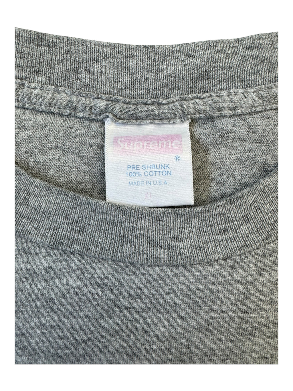 Supreme 2001 New York Skull Ultimate Breaks And Beats Grey T-Shirt Size XL