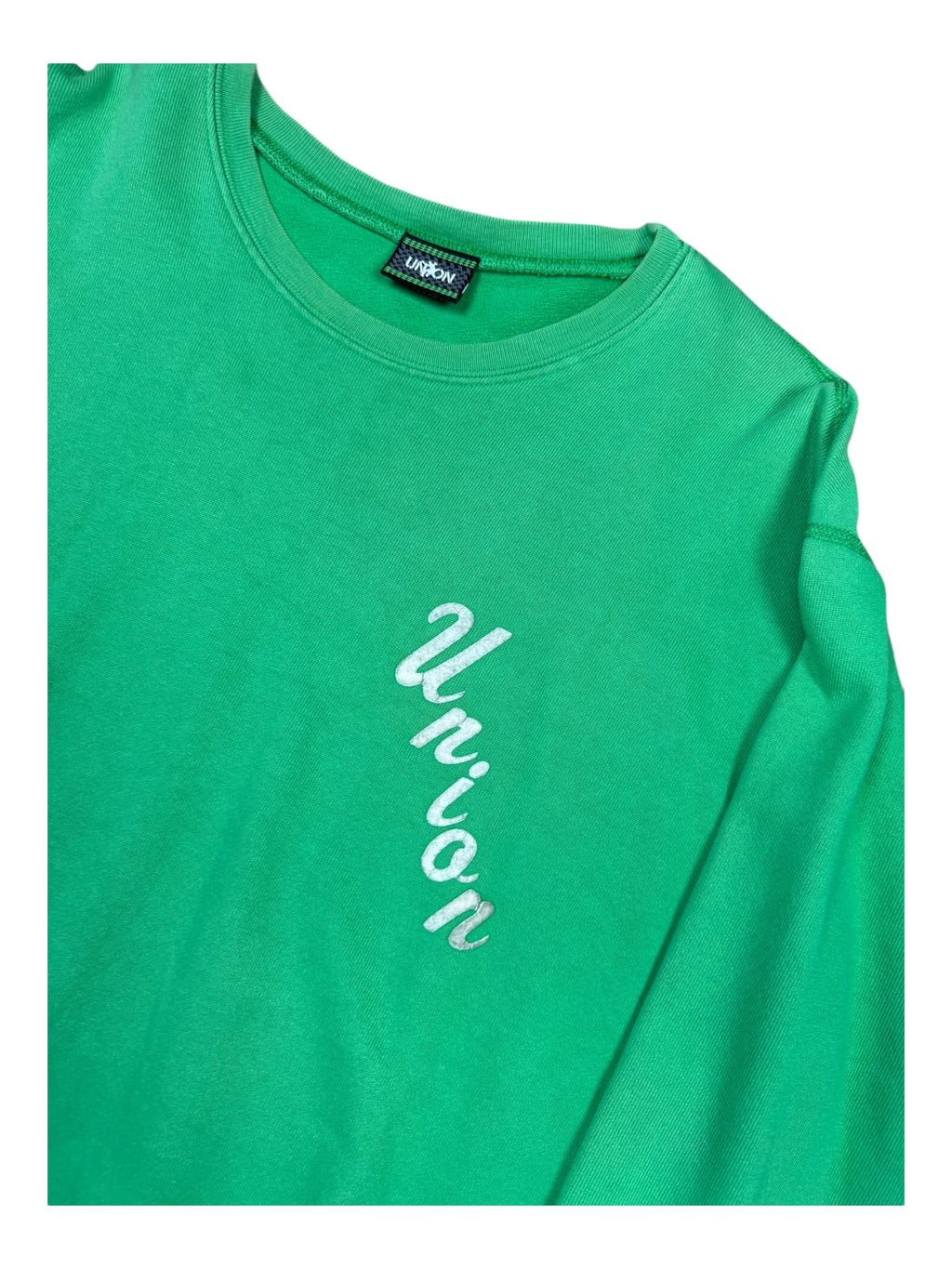 Union 00s NYC LA Frontman Green Crewneck Size Large