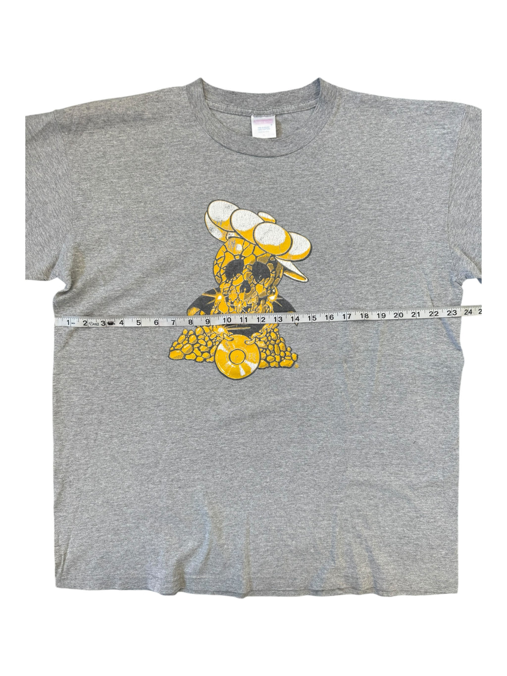 Supreme 2001 New York Skull Ultimate Breaks And Beats Grey T-Shirt Size XL