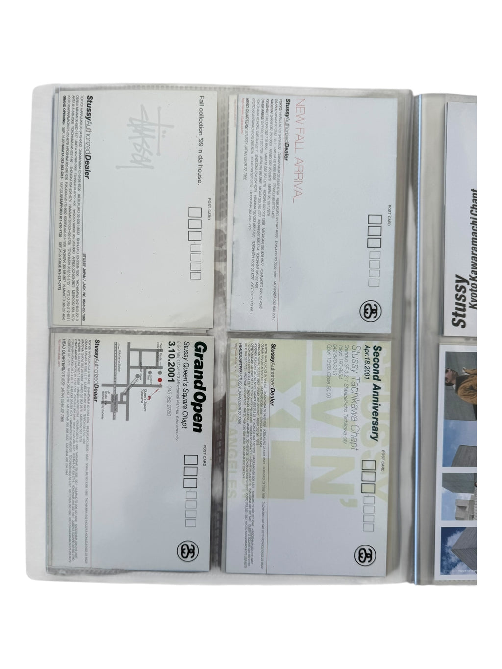 Stussy 90s-00s Postcard Collection & Binder (80+ Postcards)