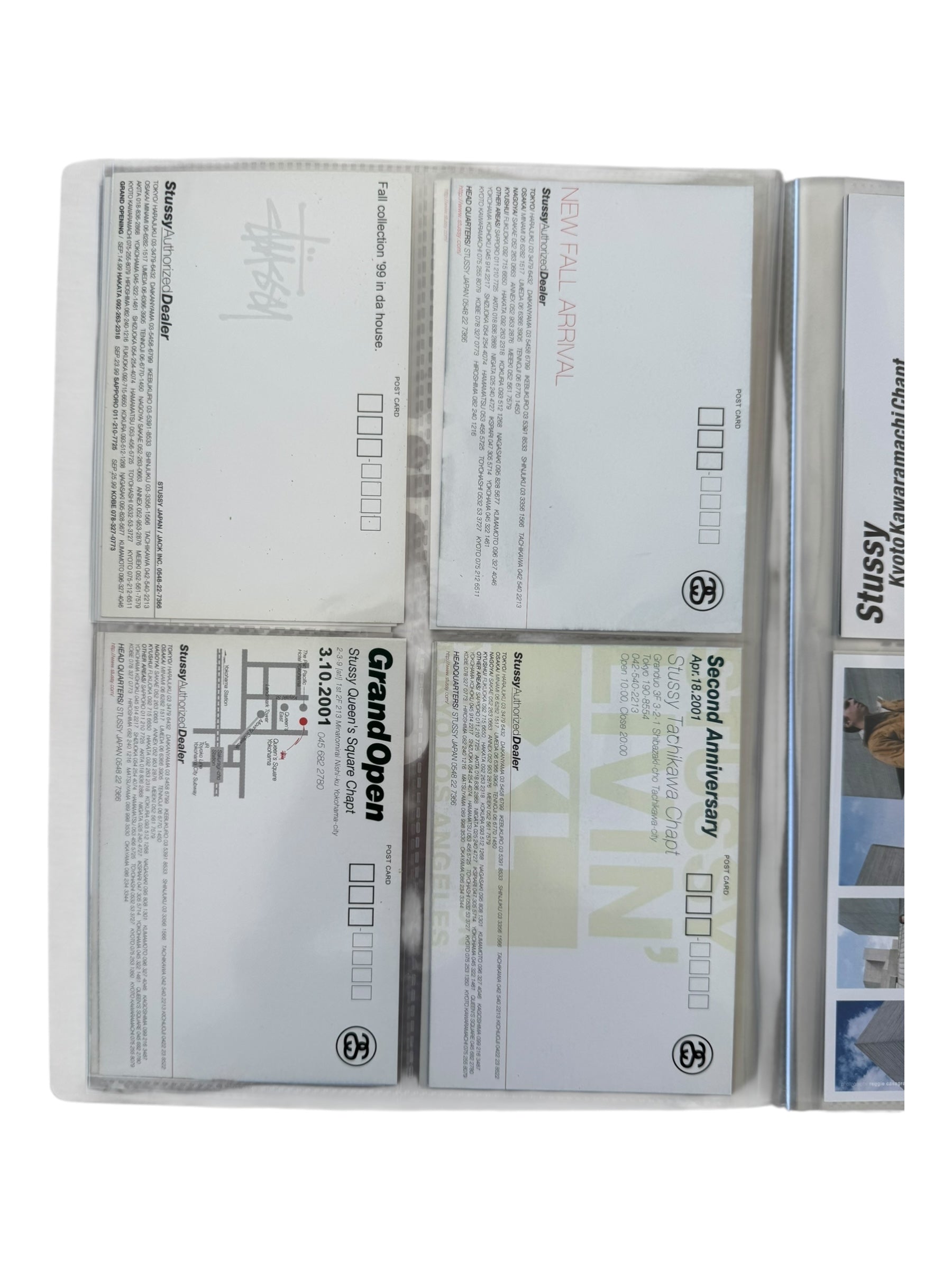 Stussy 90s-00s Postcard Collection & Binder (80+ Postcards)