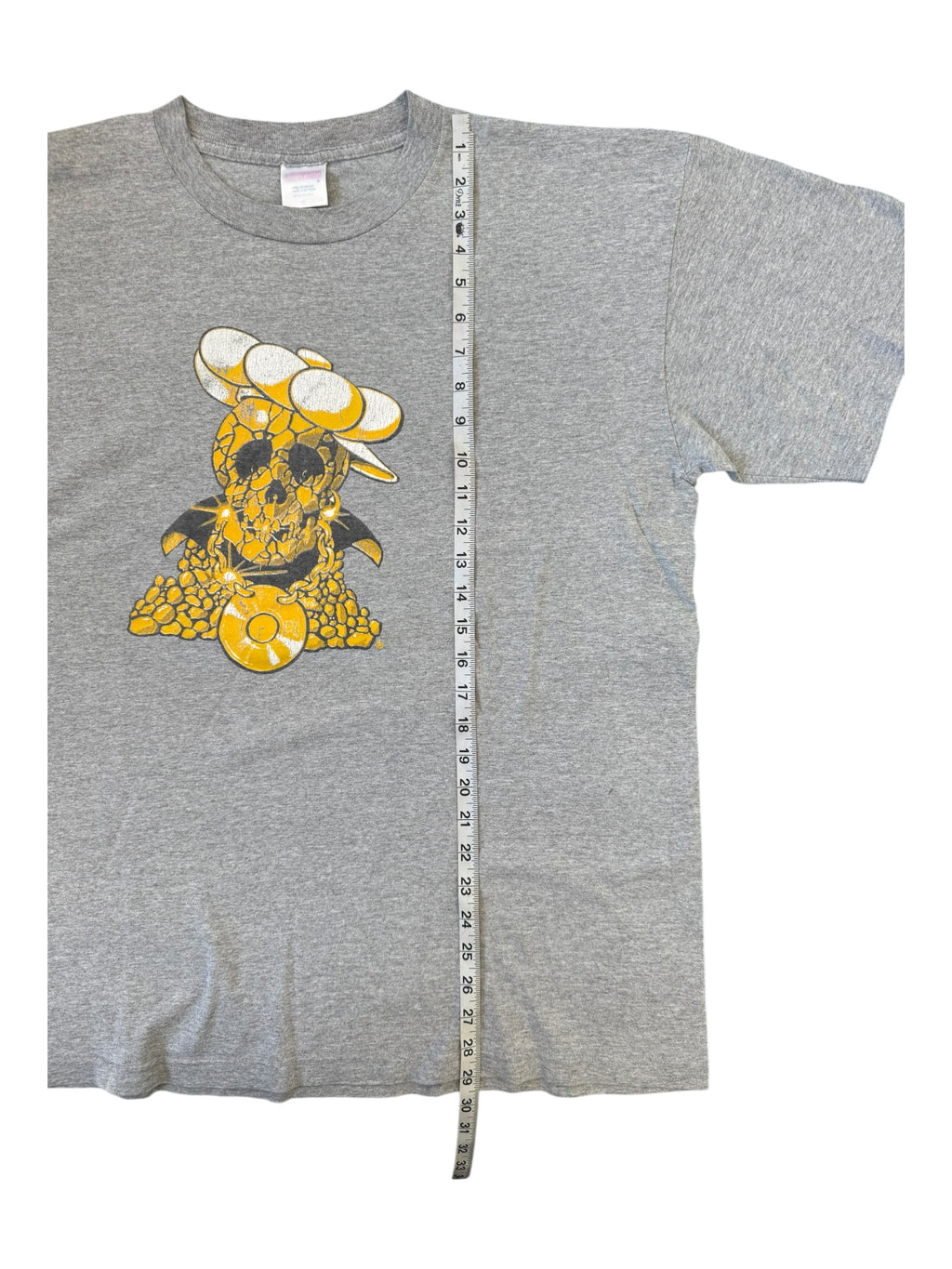 Supreme 2001 New York Skull Ultimate Breaks And Beats Grey T-Shirt Size XL