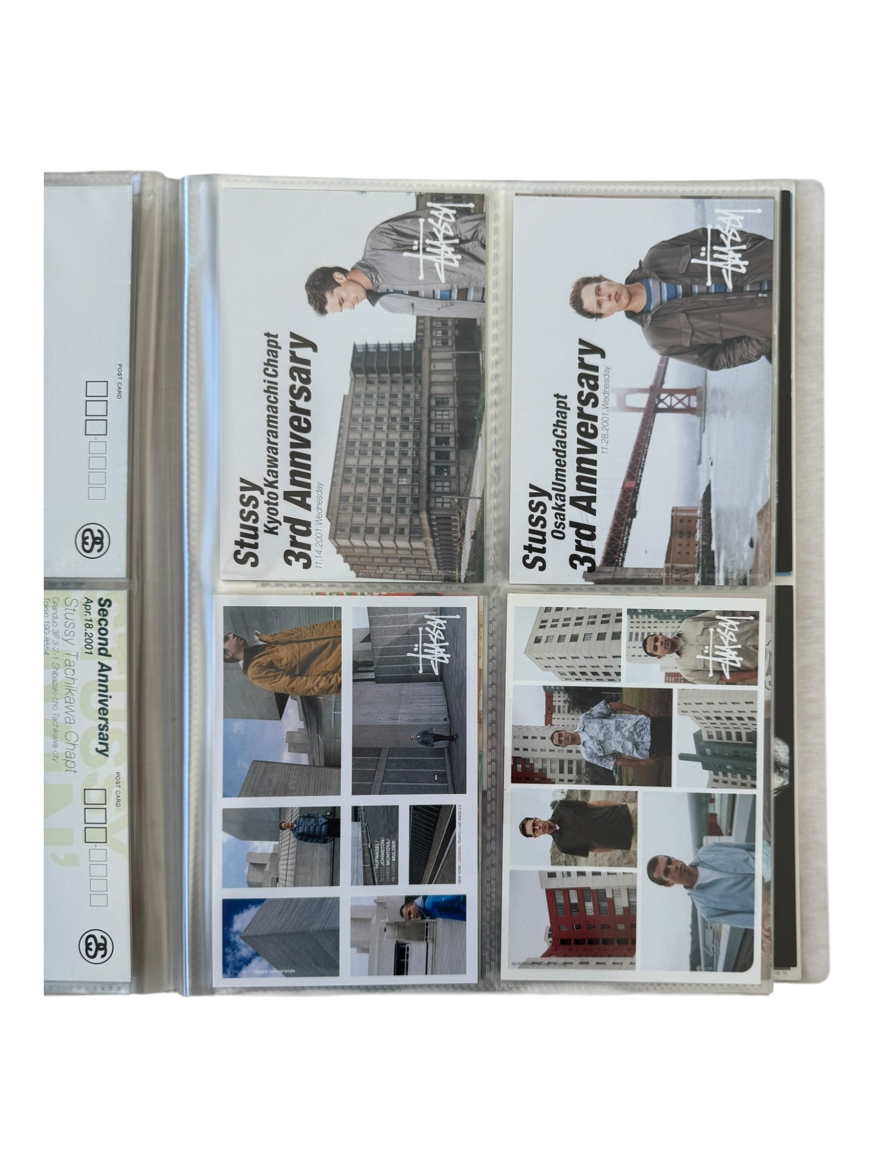 Stussy 90s-00s Postcard Collection & Binder (80+ Postcards)