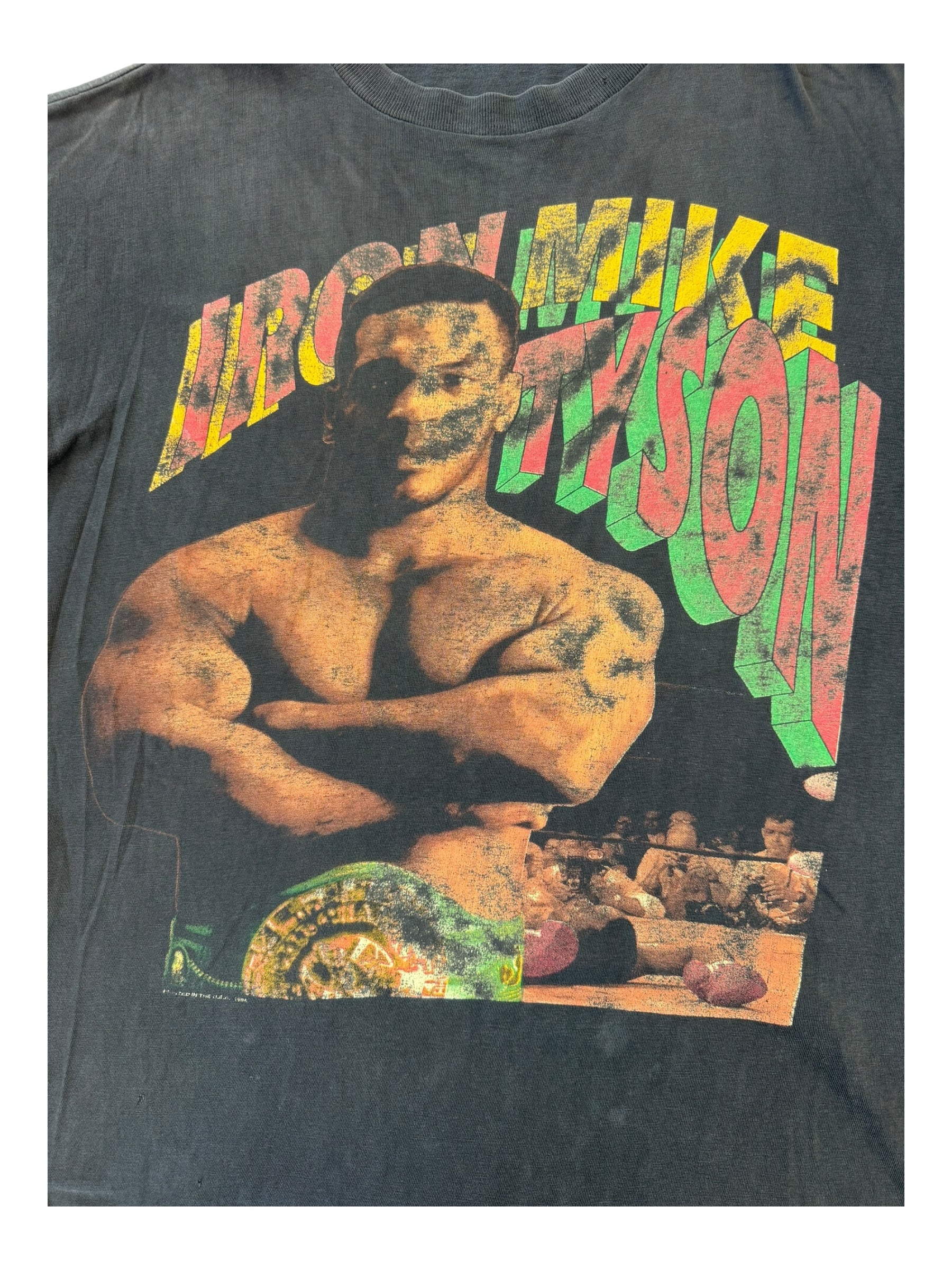 Mike Tysons 90s Rap Tee Heavyweight Champion of the World Mens Size XL
