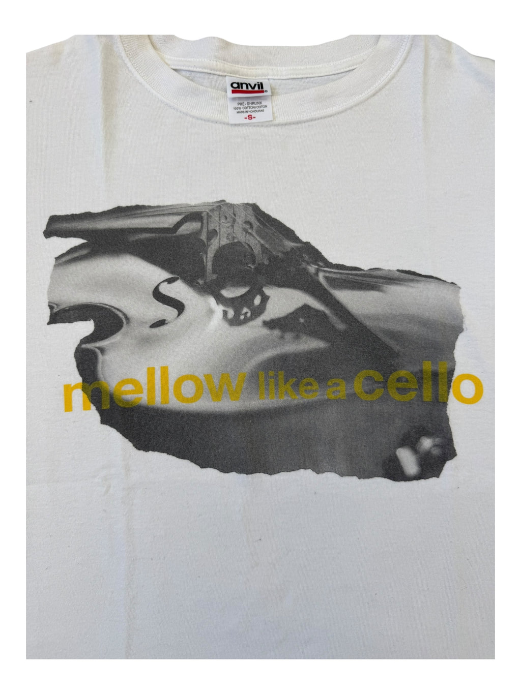 Fragment Design Murakami 90s White Mello Like a Cello T-Shirt Size Small