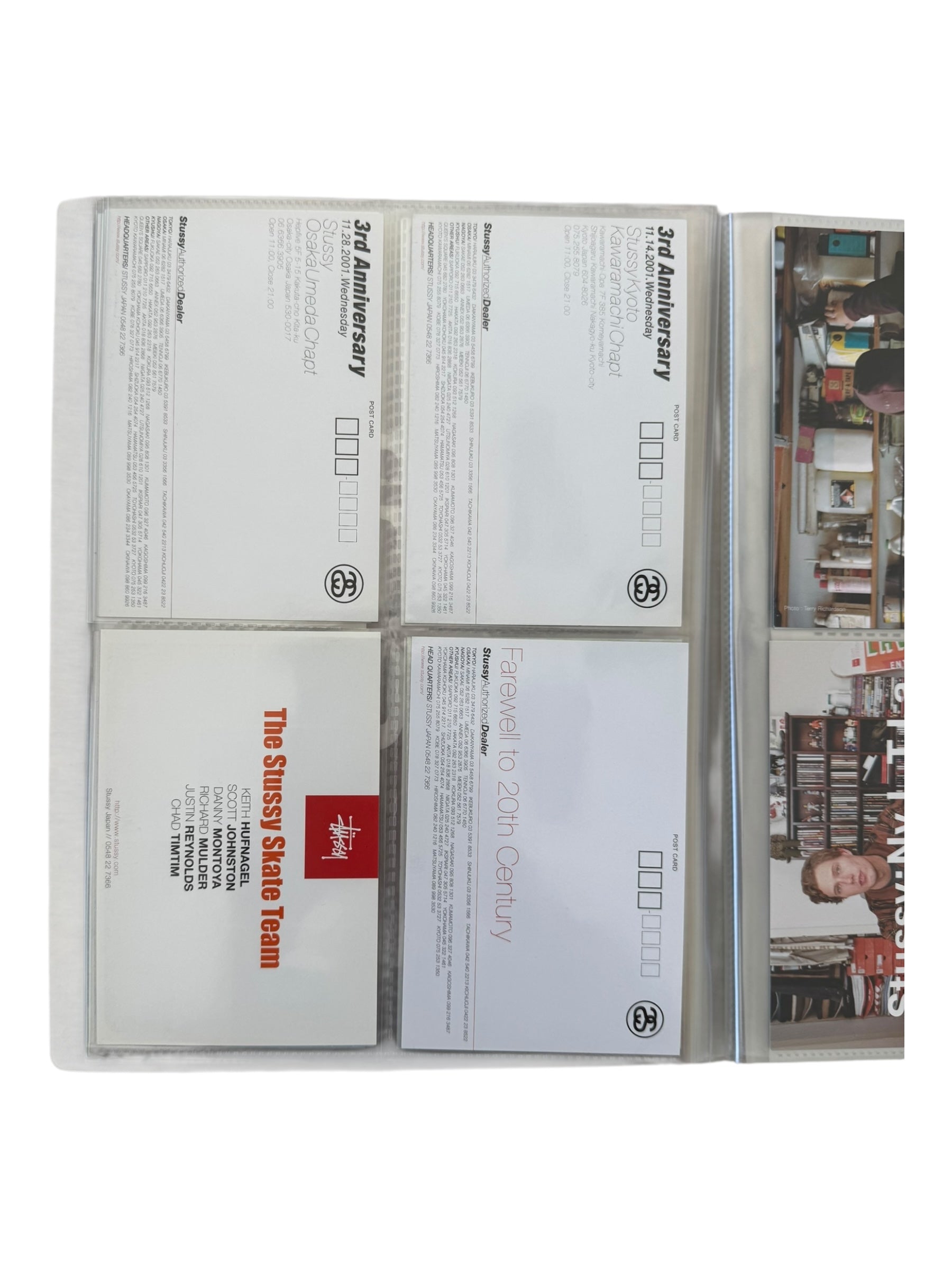 Stussy 90s-00s Postcard Collection & Binder (80+ Postcards)