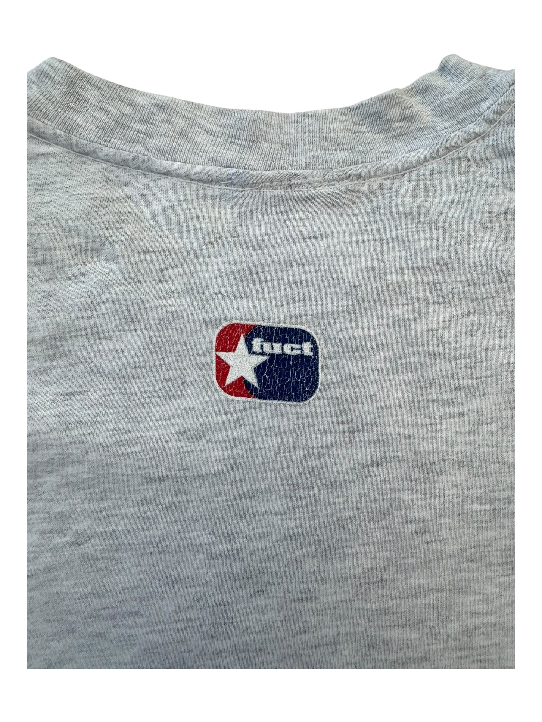 Fuct 90s Grey Kickflip Shirt Champion Size Medium