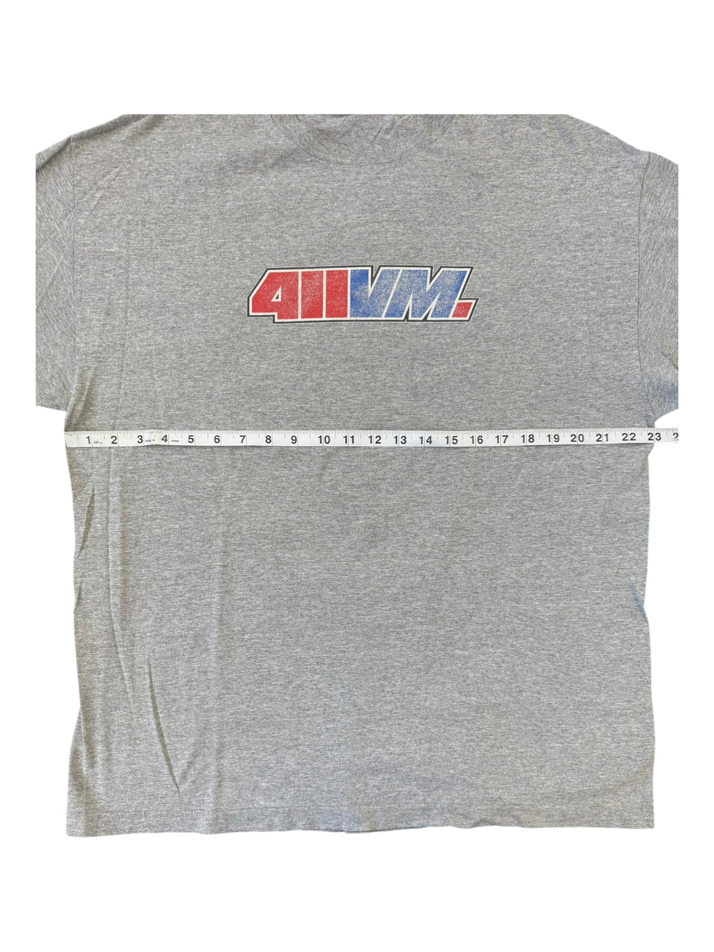 411VM 90s Grey Logo T-Shirt Size XL