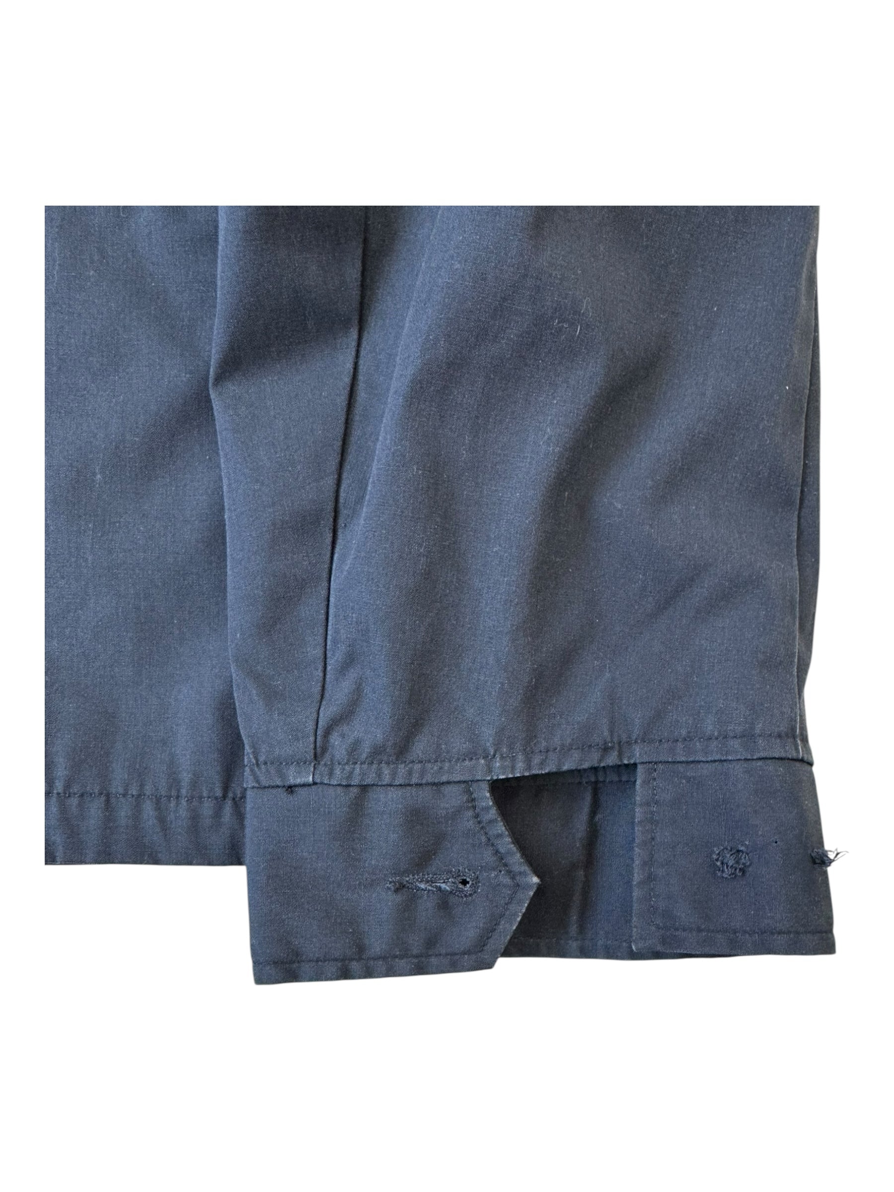 Creighton U.S. Navy Official Uniform Jacket Black Zip Up Size Large