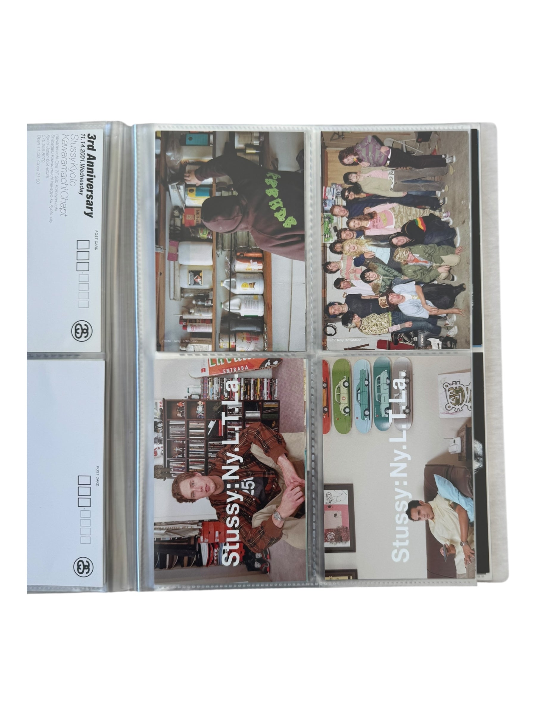 Stussy 90s-00s Postcard Collection & Binder (80+ Postcards)