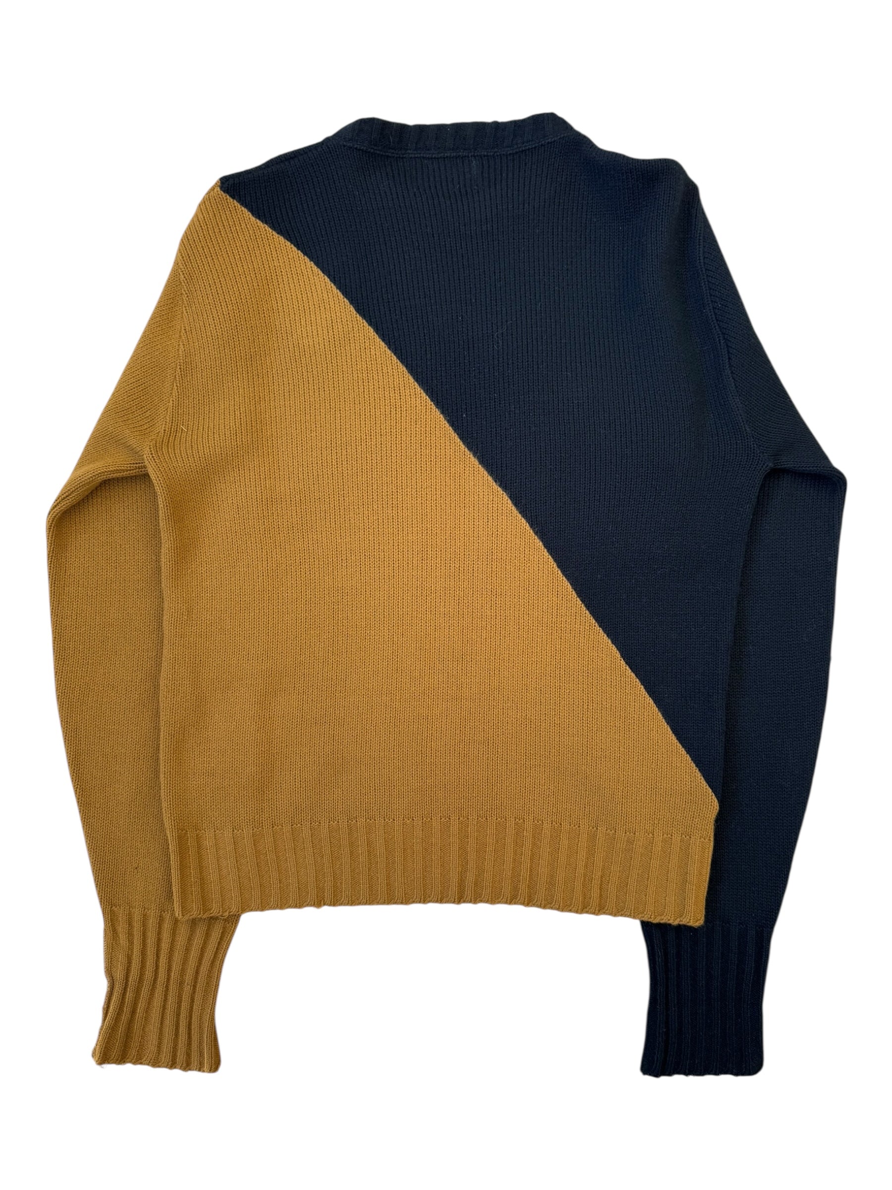 Bristol Products 1950s Track Athlete "S" Patch Award Sweater Size Small