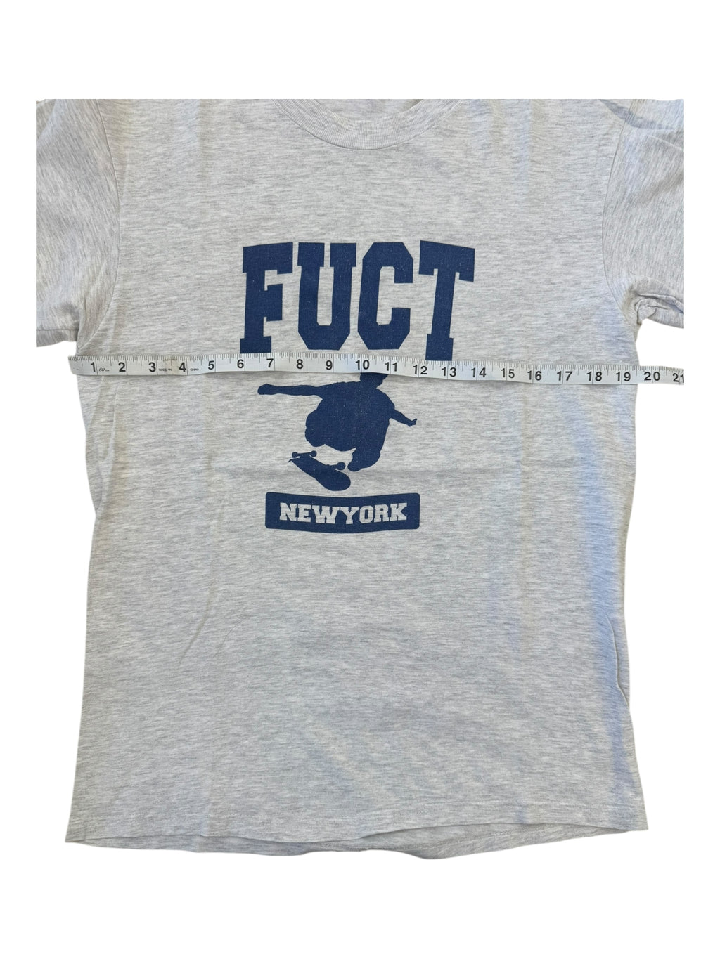 Fuct 90s Grey Kickflip Shirt Champion Size Medium