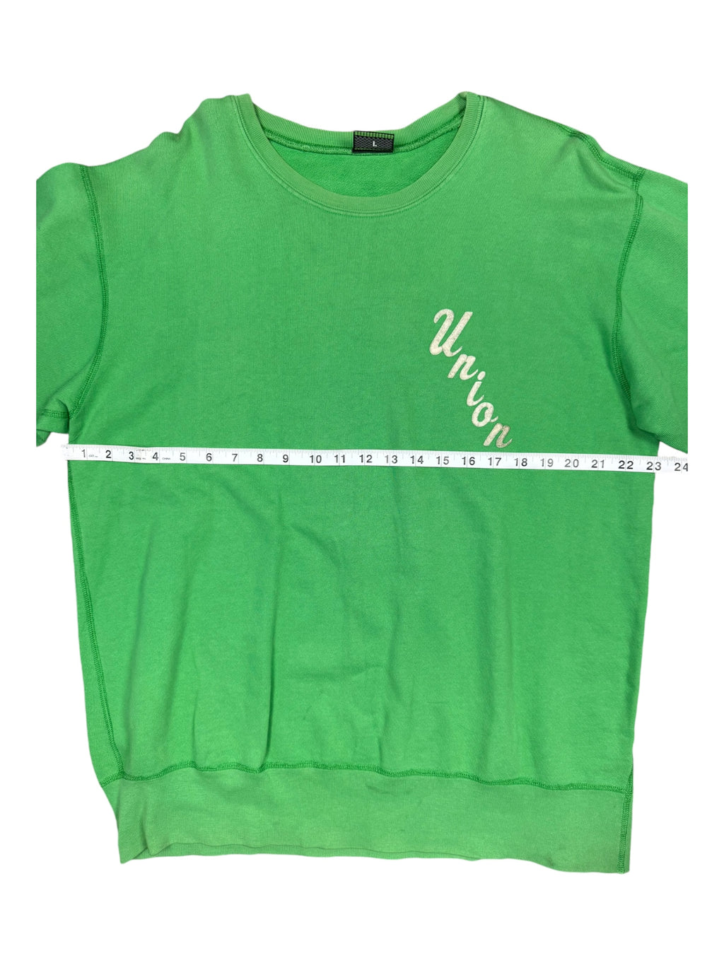 Union 00s NYC LA Frontman Green Crewneck Size Large