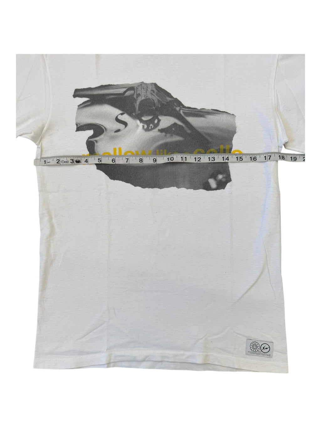 Fragment Design Murakami 90s White Mello Like a Cello T-Shirt Size Small