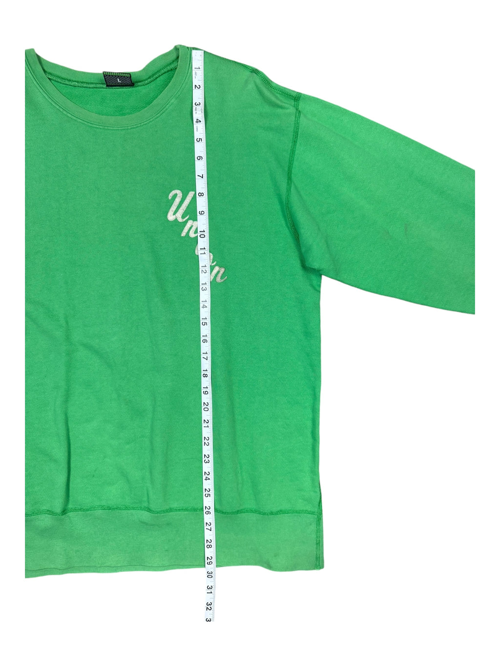 Union 00s NYC LA Frontman Green Crewneck Size Large