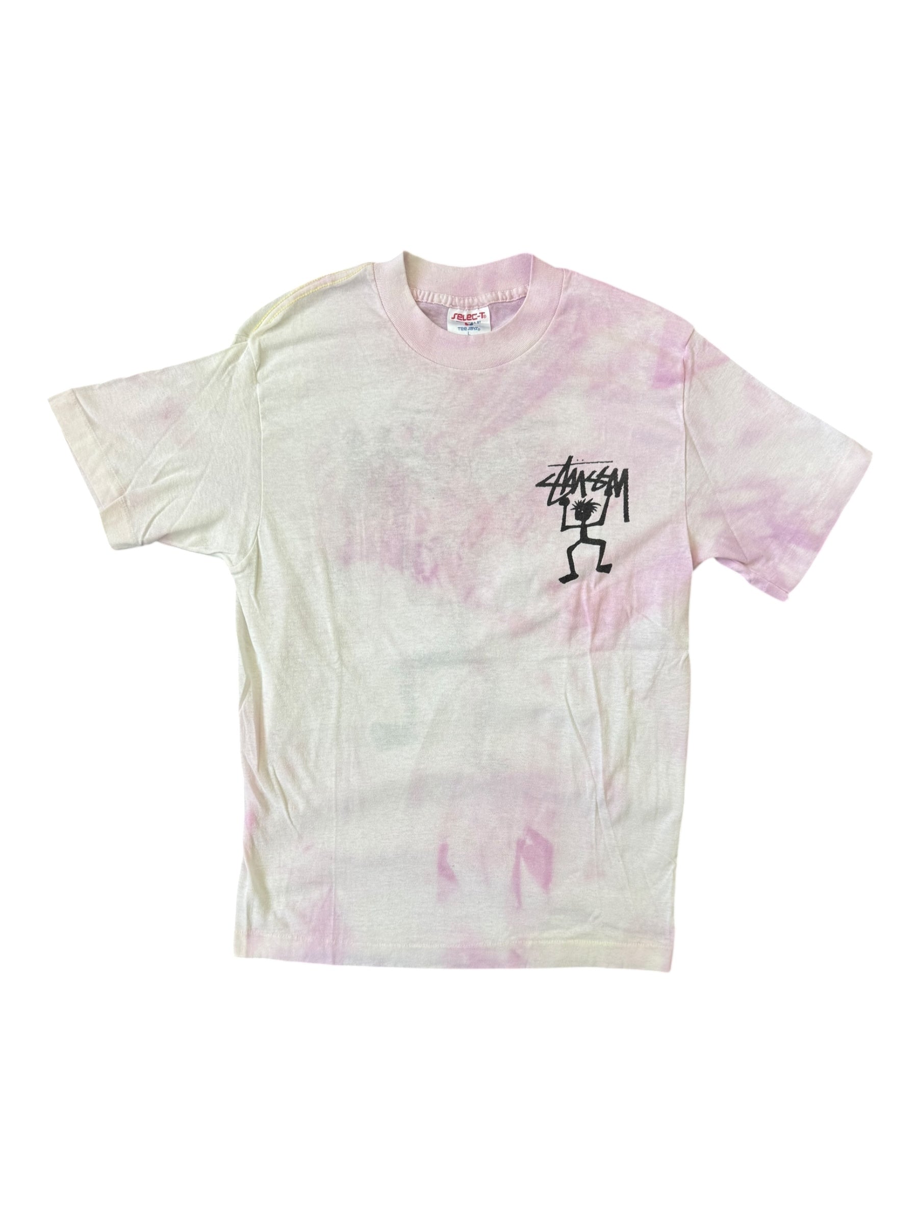 Stussy 90s Tie Dye Hangman Shirt Size Large