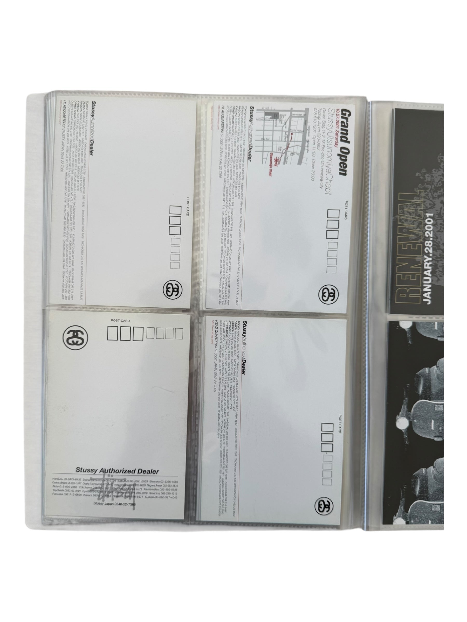 Stussy 90s-00s Postcard Collection & Binder (80+ Postcards)