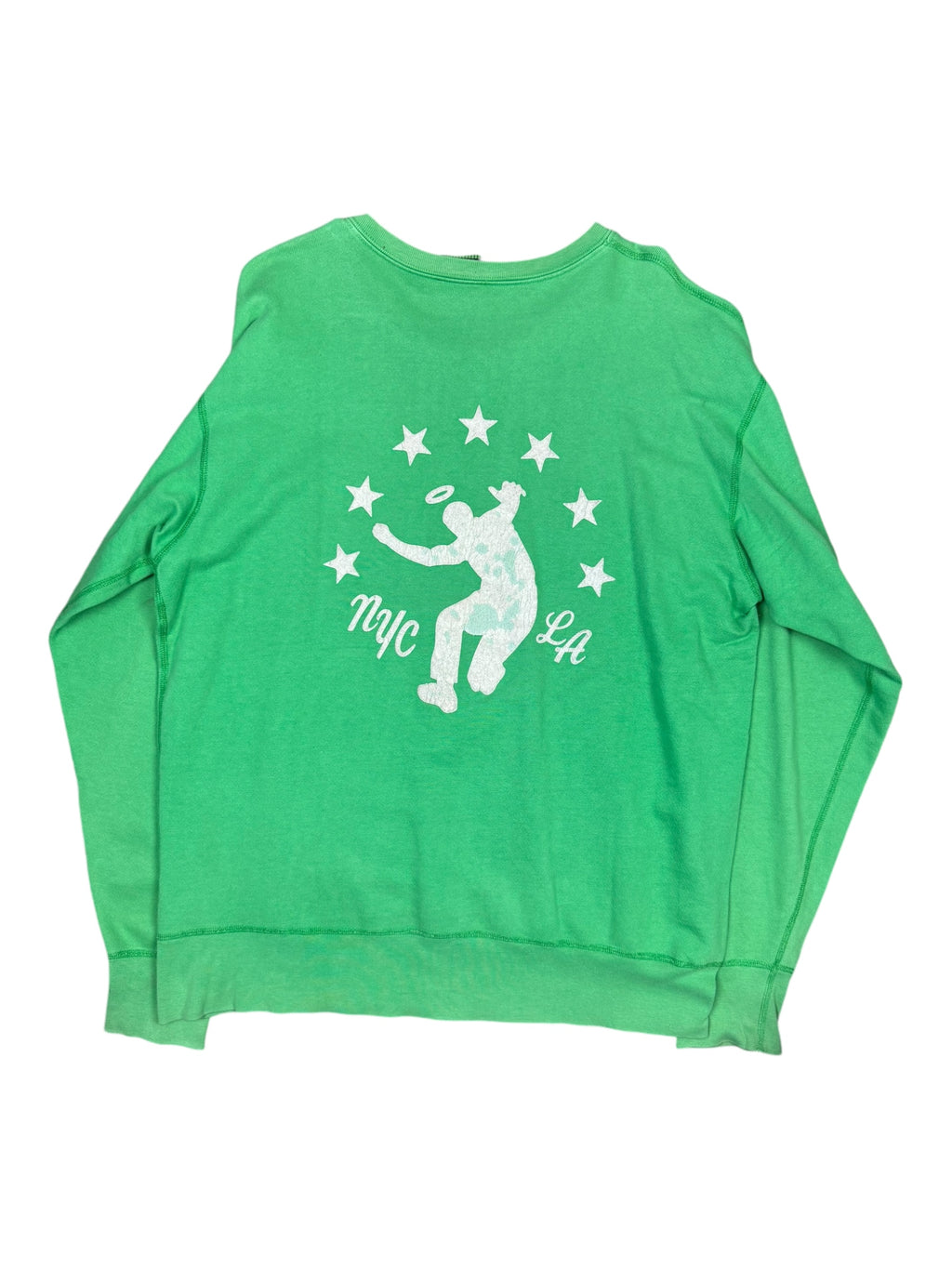 Union 00s NYC LA Frontman Green Crewneck Size Large