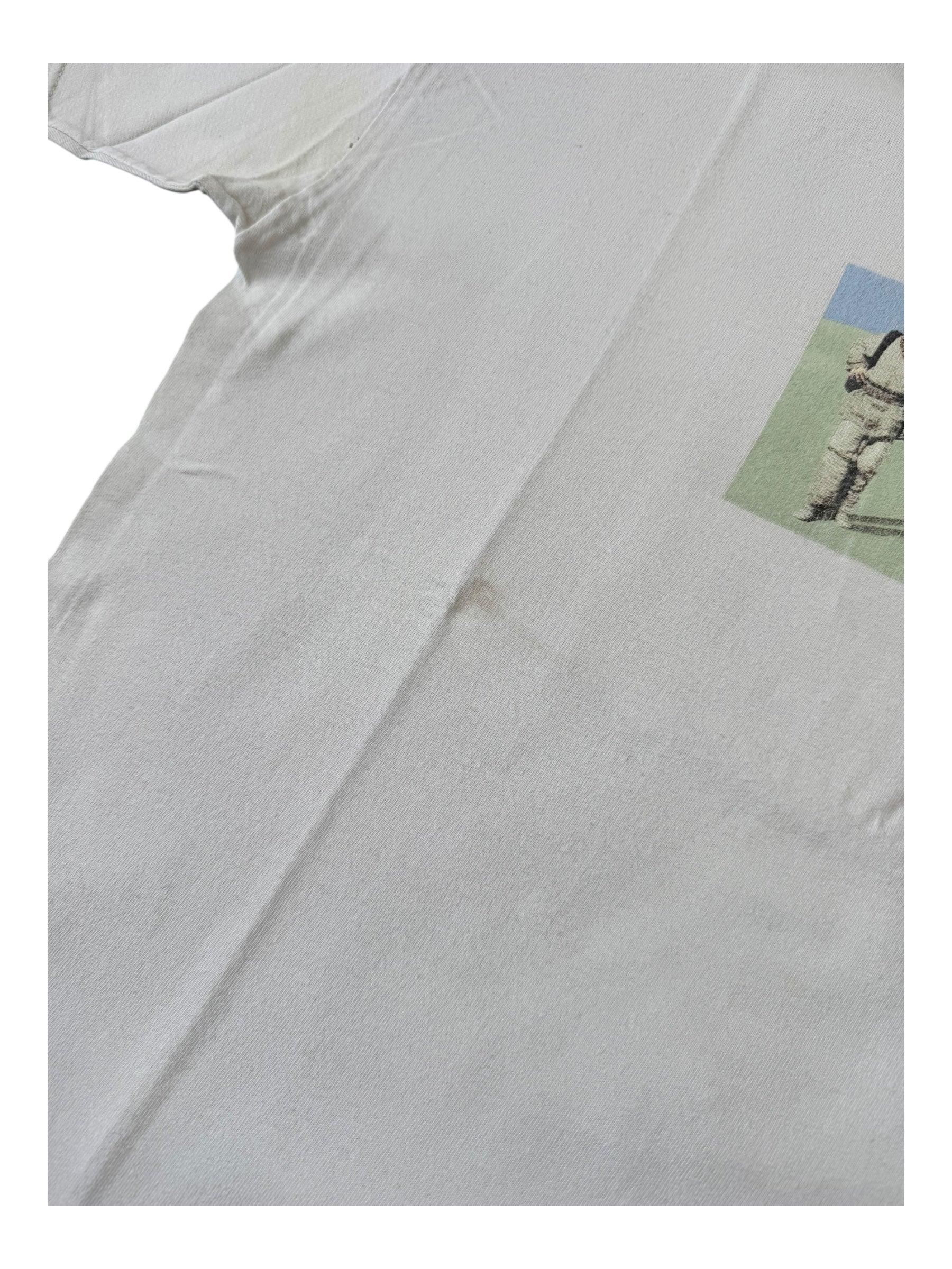 Union 90s 10 Year Saga Anniversary Star Wars Rip White T-Shirt Size Large