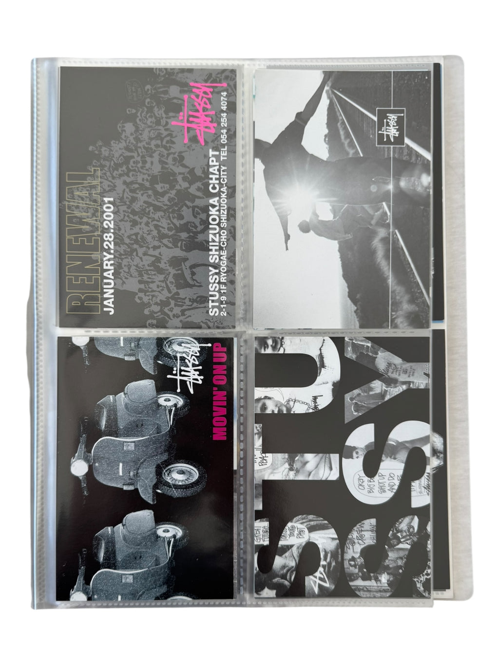 Stussy 90s-00s Postcard Collection & Binder (80+ Postcards)