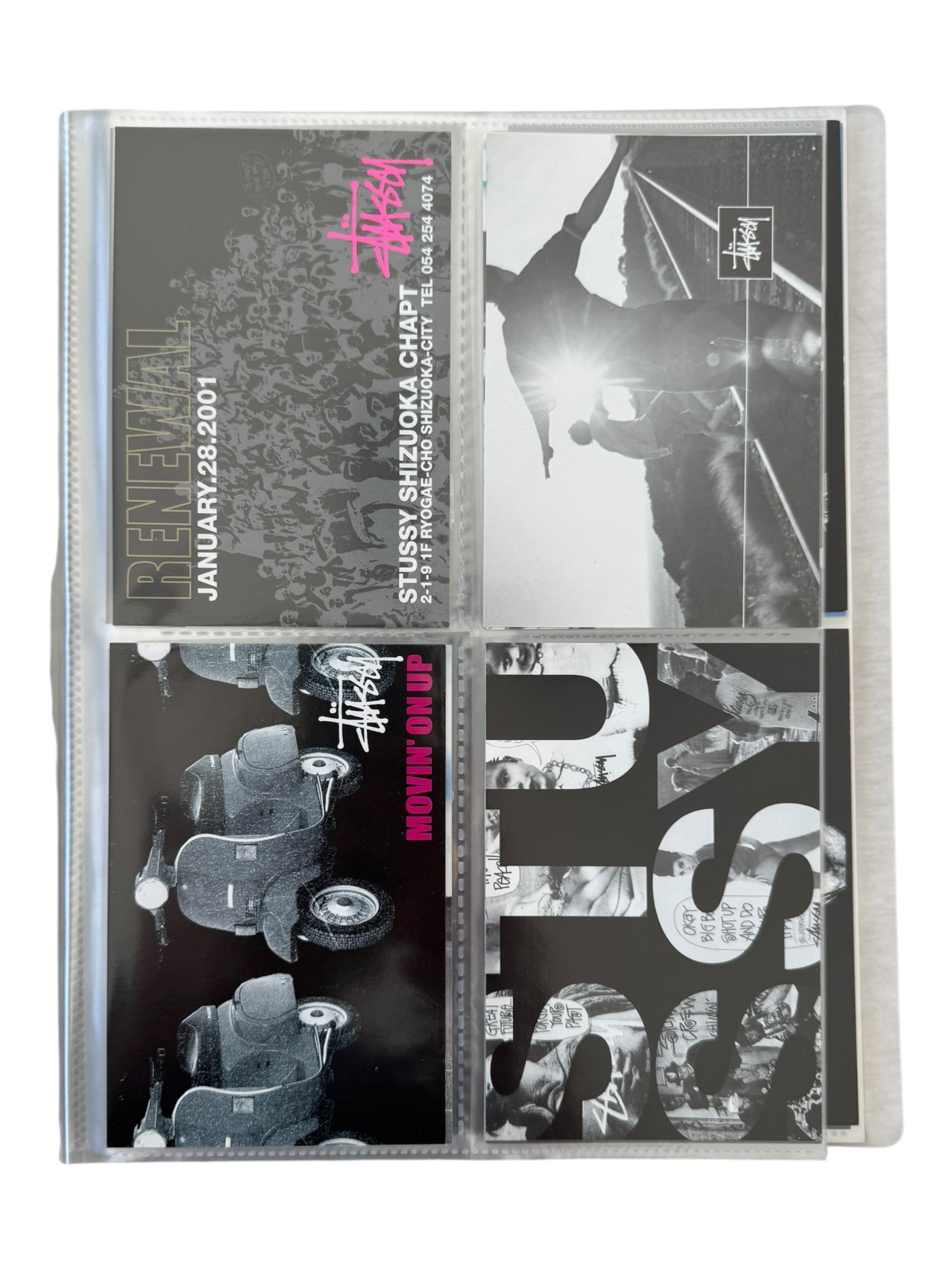 Stussy 90s-00s Postcard Collection & Binder (80+ Postcards)