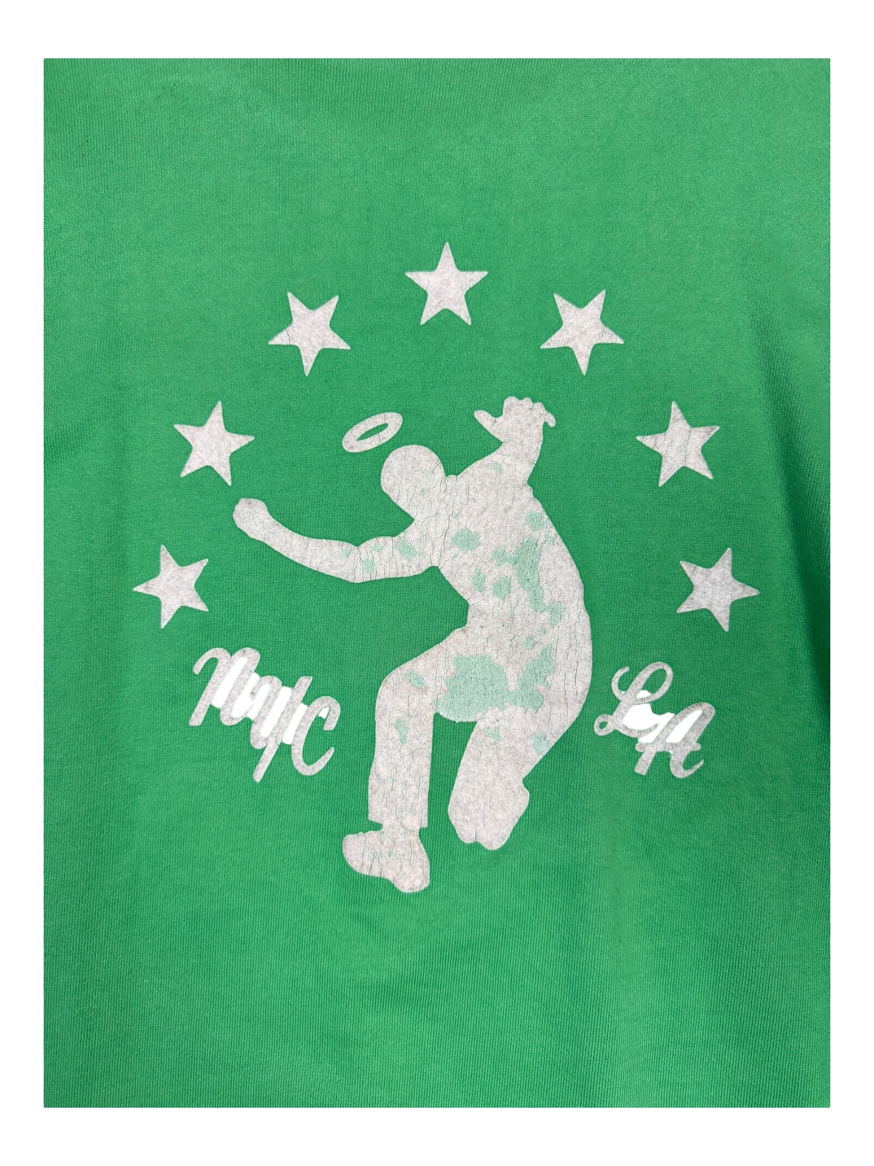 Union 00s NYC LA Frontman Green Crewneck Size Large